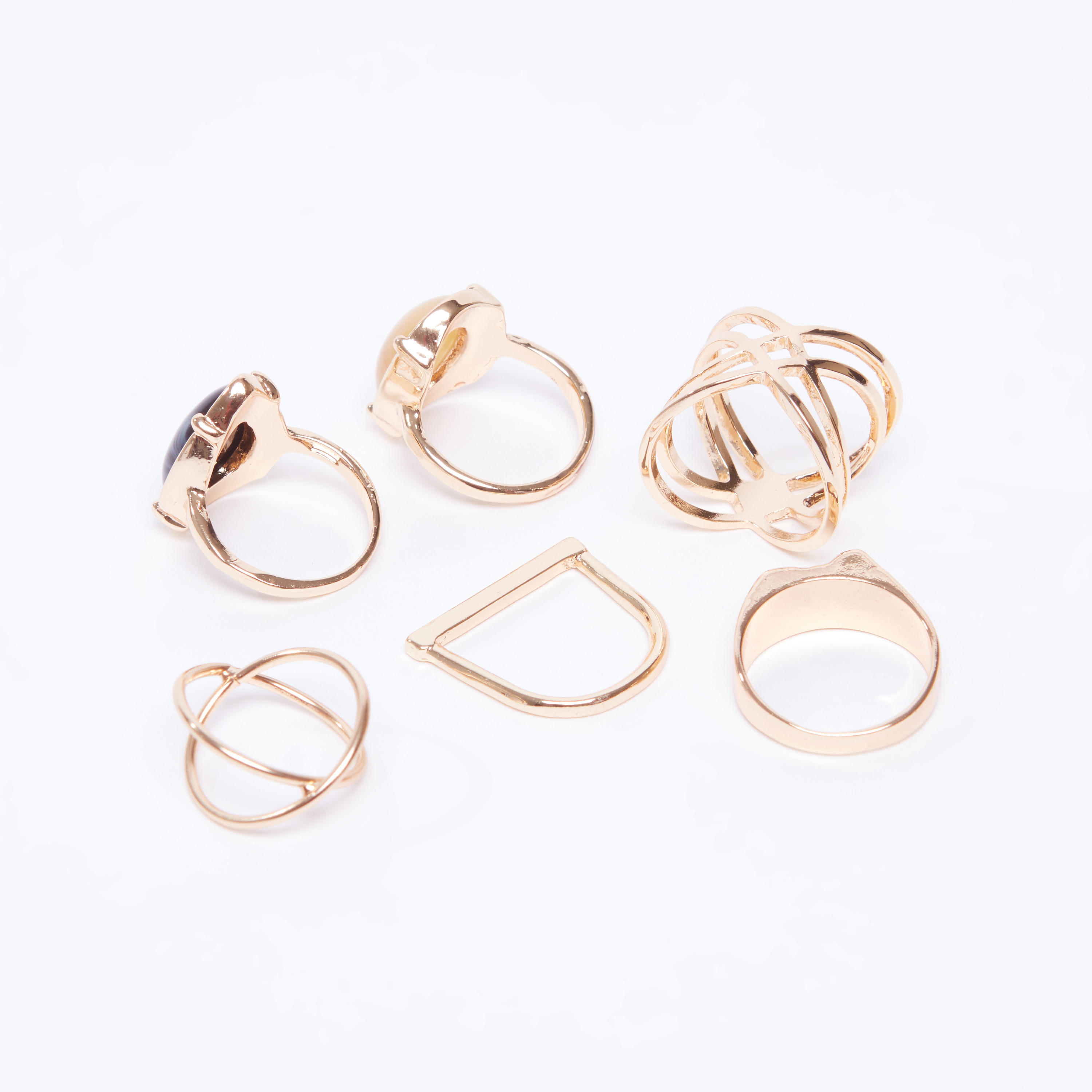طقم خواتم متنوّعة 6 قطع-women-watchesandjewellery-jewellery-rings-image-3