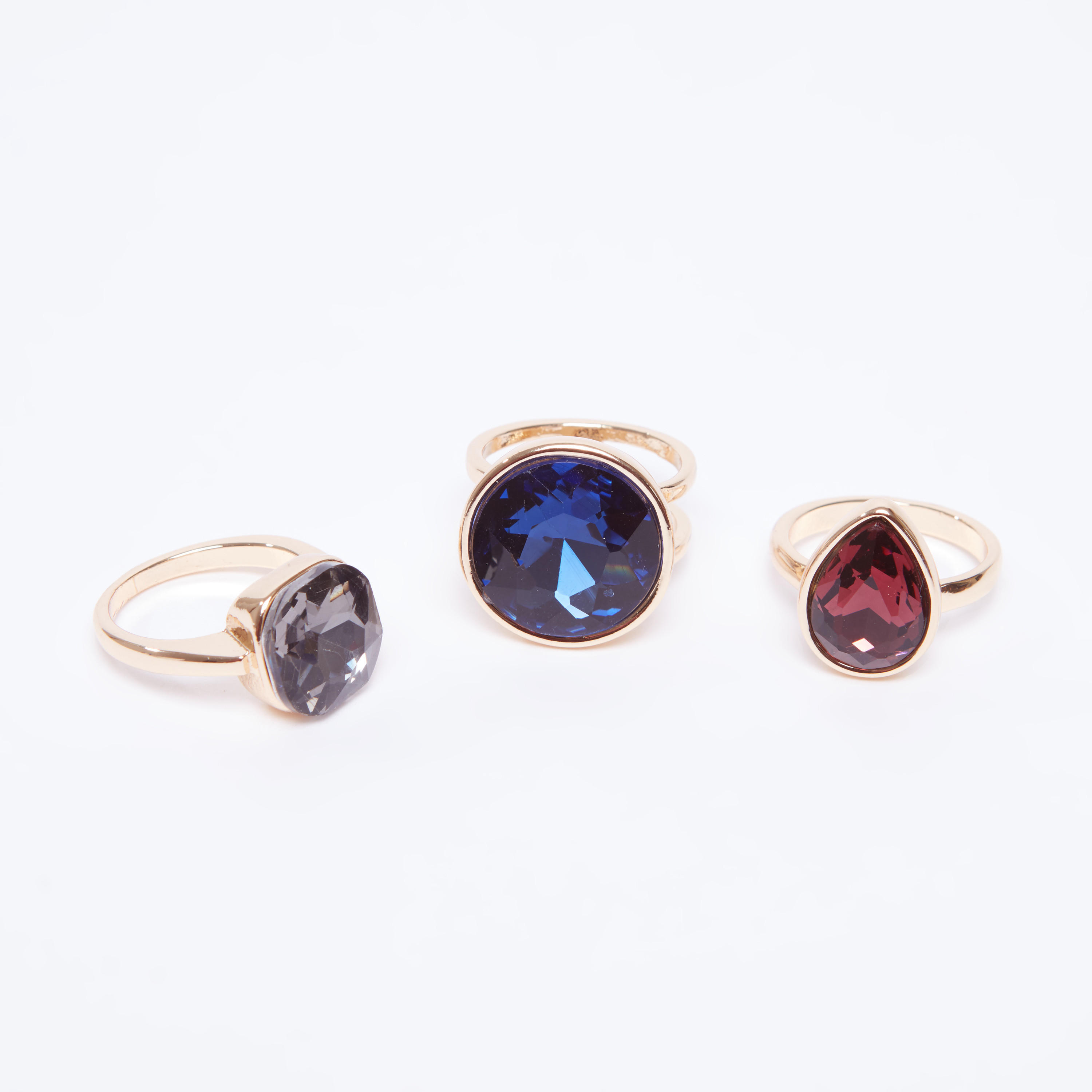 خواتم مرصّعة - طقم من 3 قطع-women-watchesandjewellery-jewellery-rings-image-1
