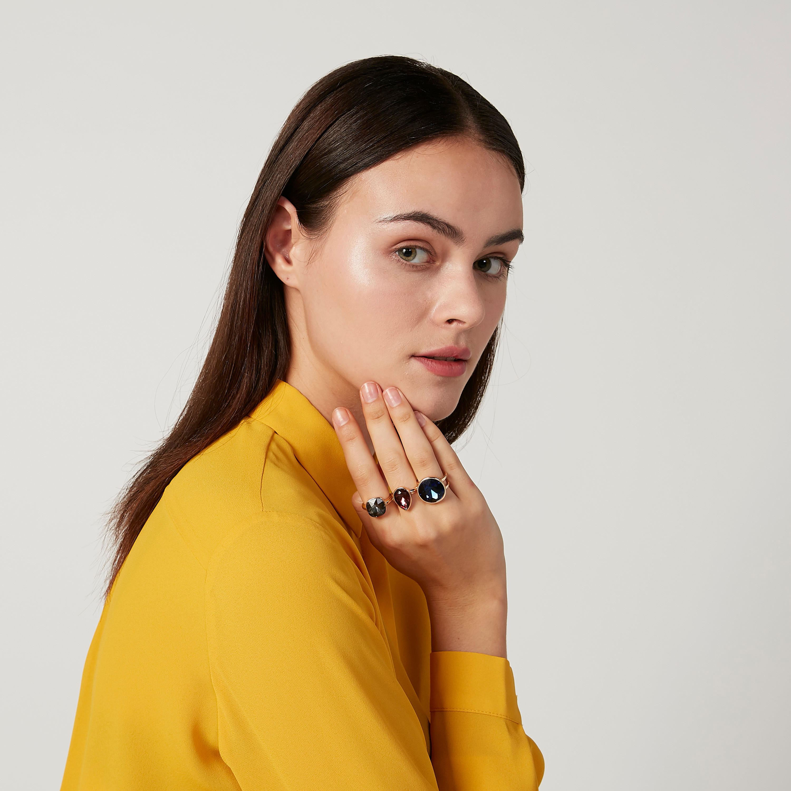 خواتم مرصّعة - طقم من 3 قطع-women-watchesandjewellery-jewellery-rings-image-2