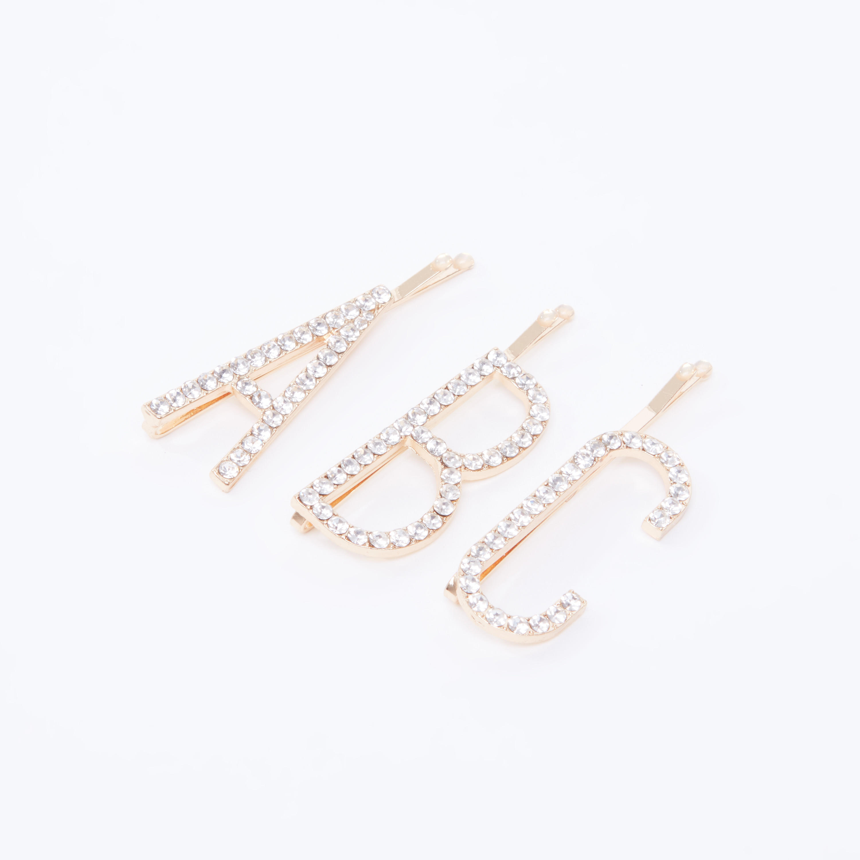 دبابيس شعر مرصّعة - طقم من 3 قطع-women-hairaccessories-image-1