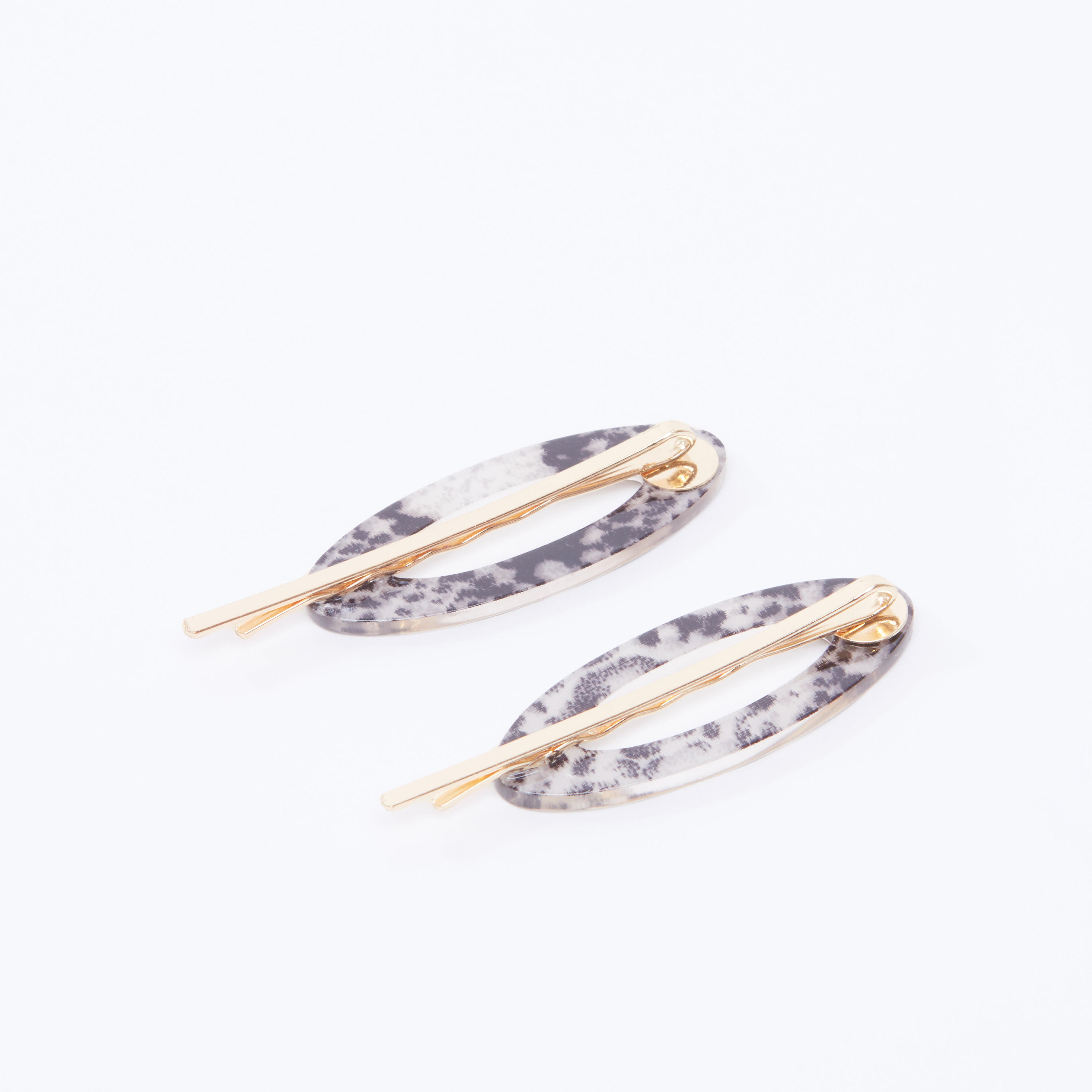 دبابيس شعر مزيّنة بطبعات - طقم من قطعتين-women-hairaccessories-image-3