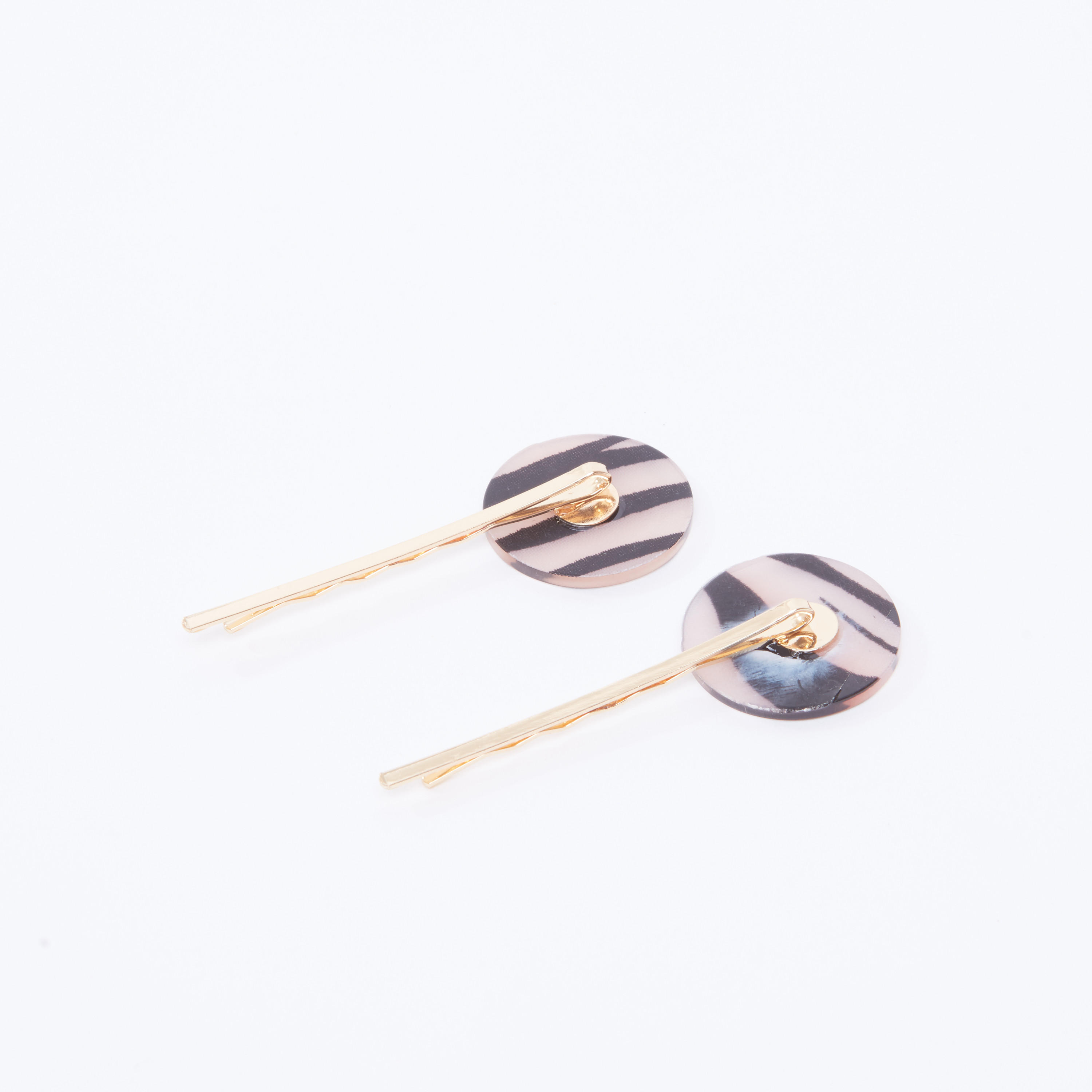 دبابيس شعر مزيّنة بطبعات - طقم من قطعتين-women-hairaccessories-image-3