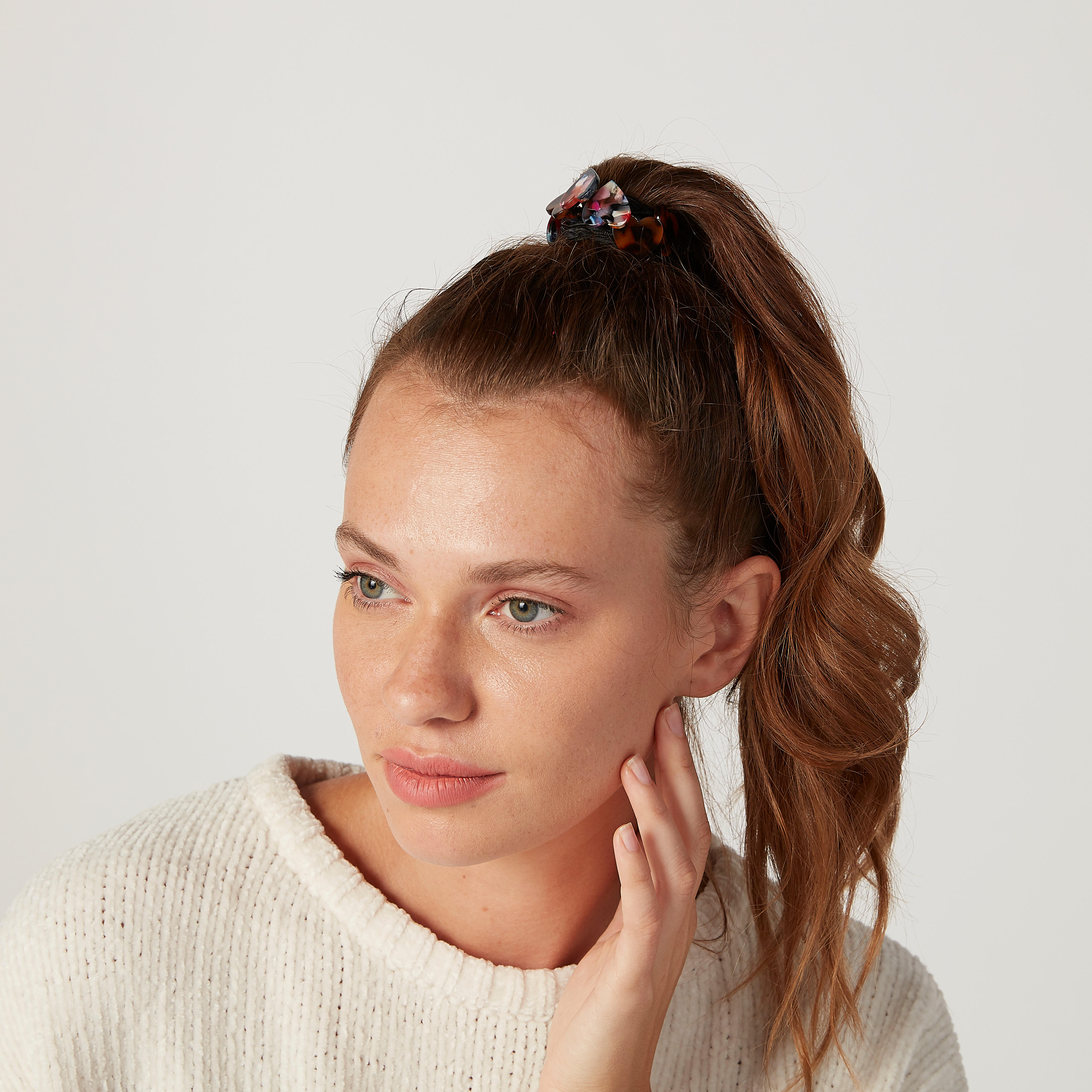 ربطة شعر بتزيينات على شكل قلب - طقم من 6 قطع-women-hairaccessories-image-2