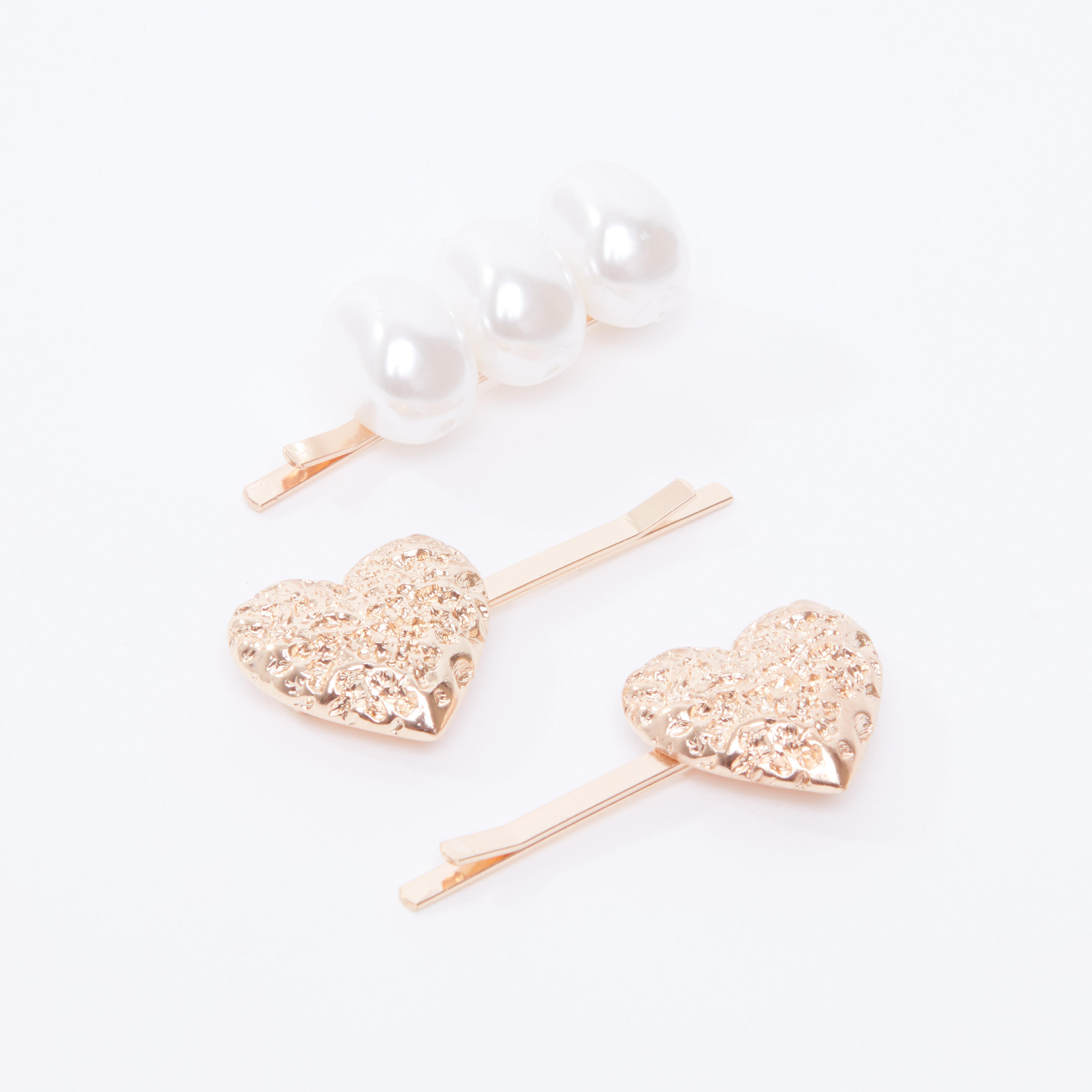 دبابيس شعر بتزيينات - طقم من 3 قطع-women-hairaccessories-image-1