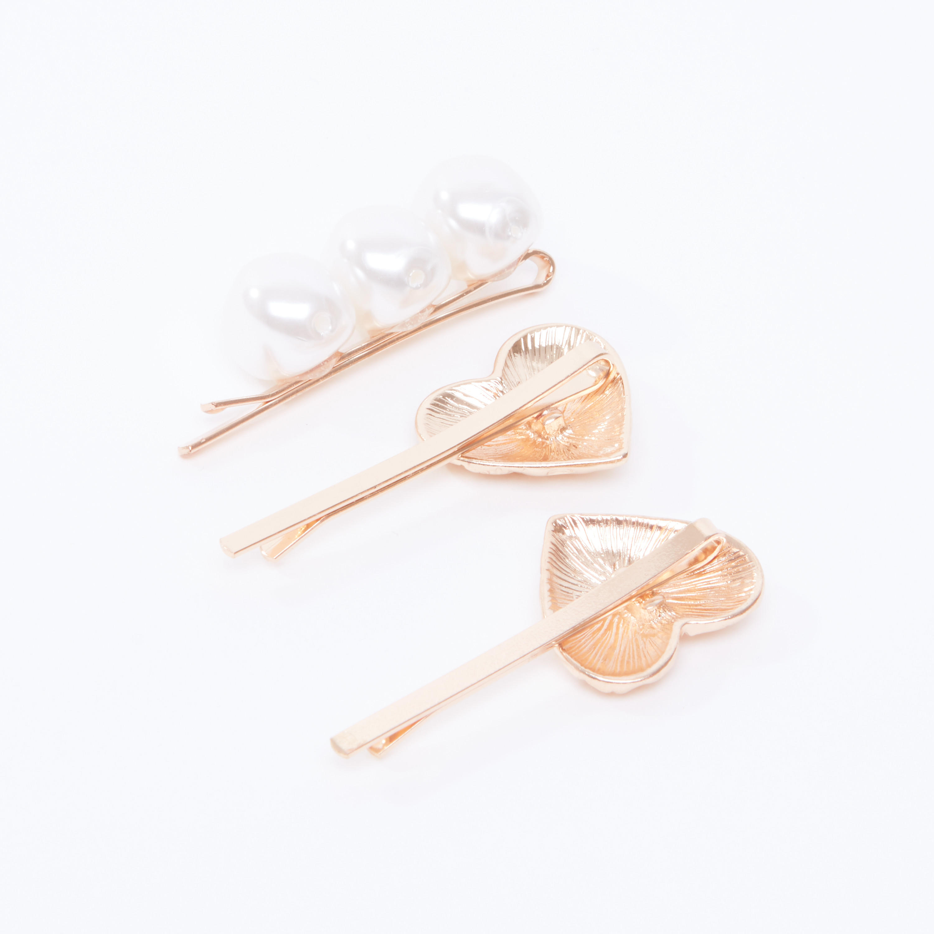 دبابيس شعر بتزيينات - طقم من 3 قطع-women-hairaccessories-image-3