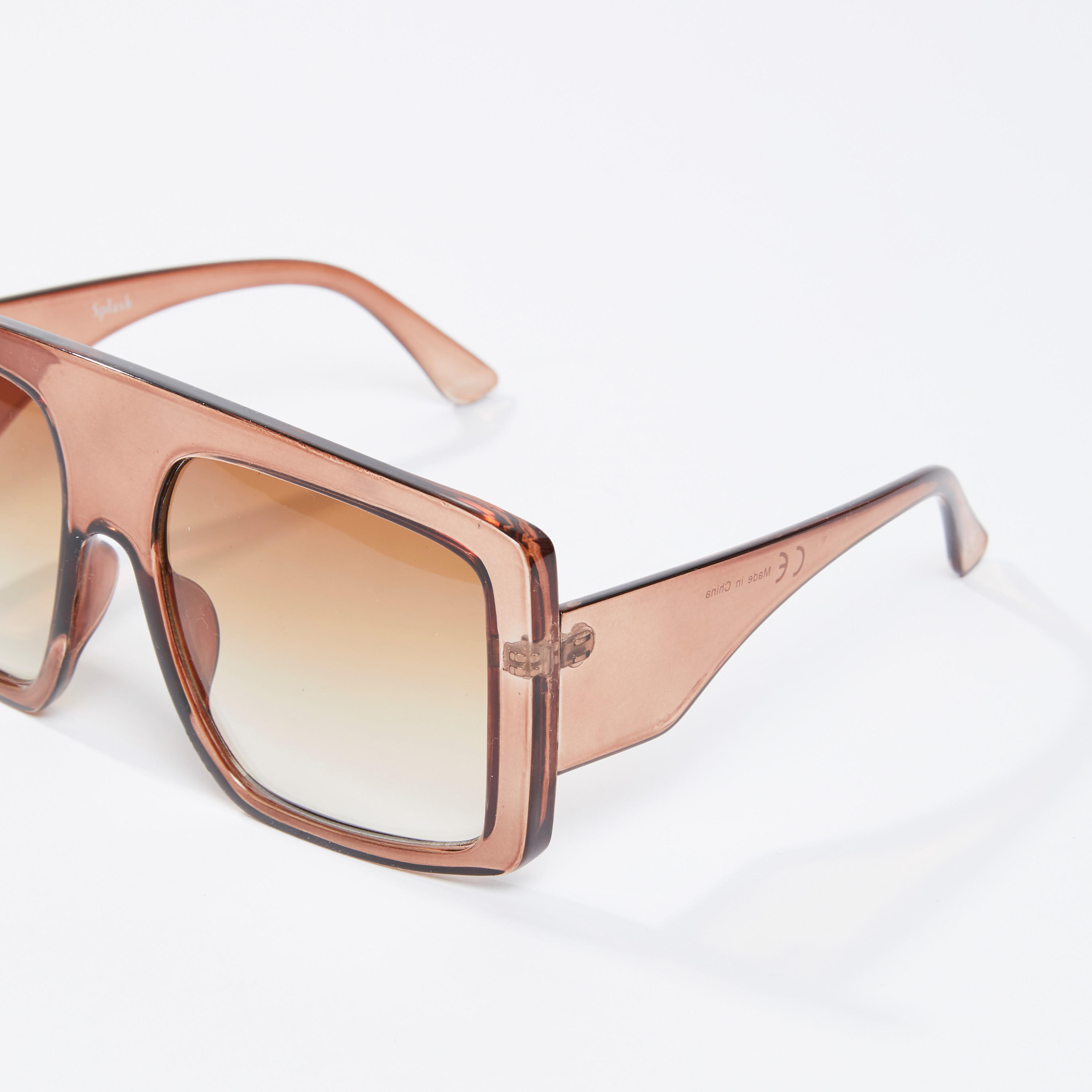 نظارة شمسية سادة واي فيرار بإطار كامل ووسادات أنف-women-sunglasses-image-2