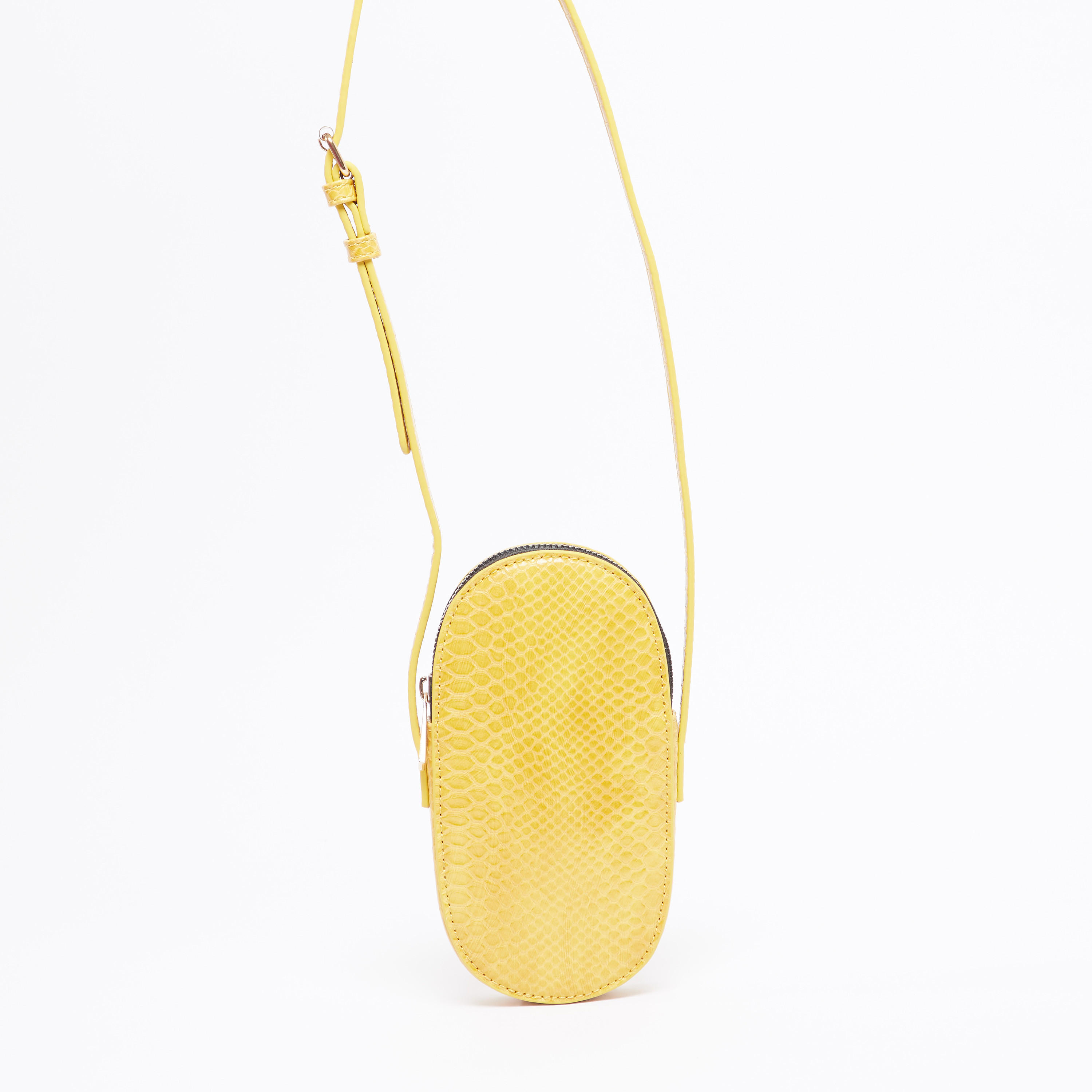 Textured Crossbody Bag with Adjustable Strap and Zip Closure-women-bagsandwallets-handbags-image-1