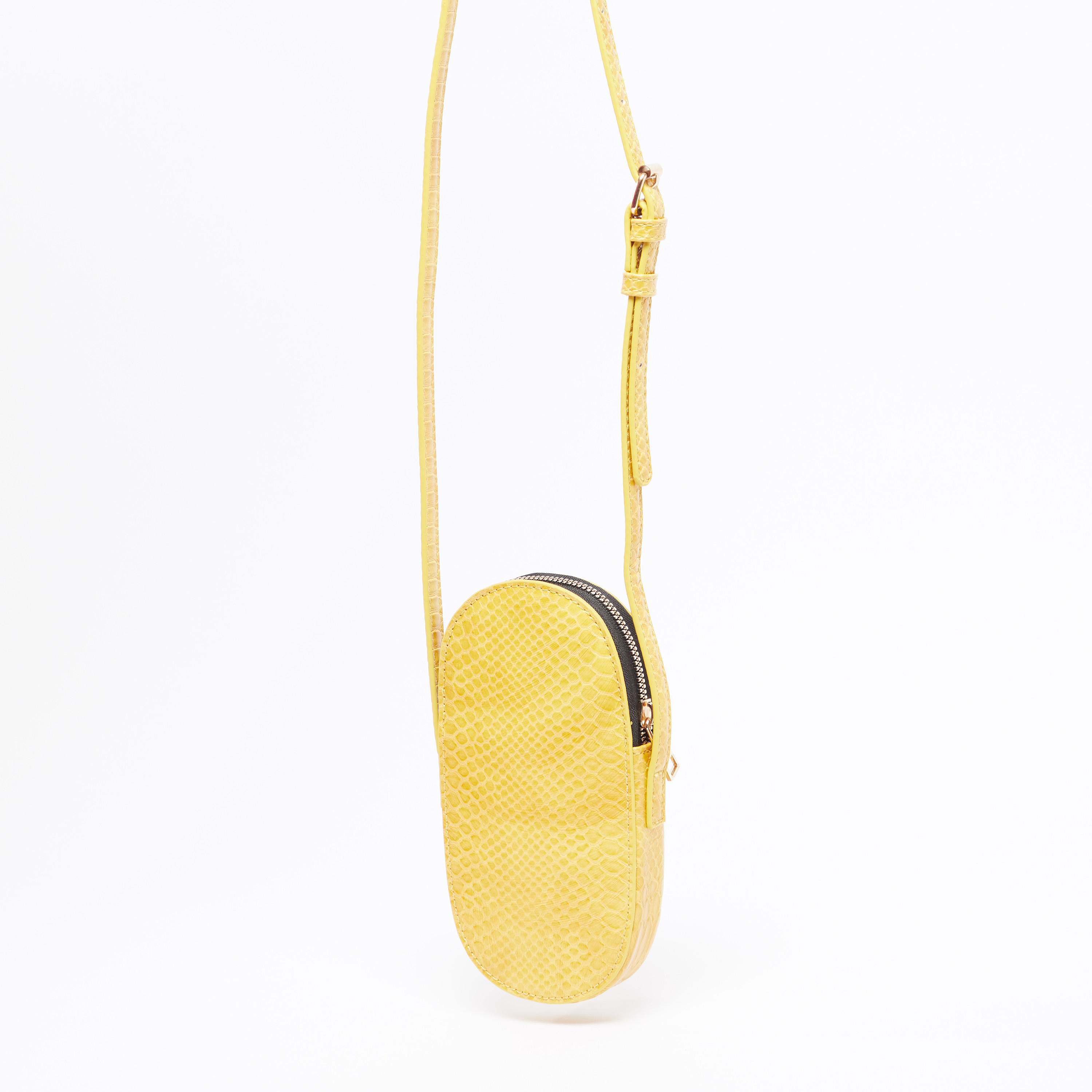 Textured Crossbody Bag with Adjustable Strap and Zip Closure-women-bagsandwallets-handbags-image-3