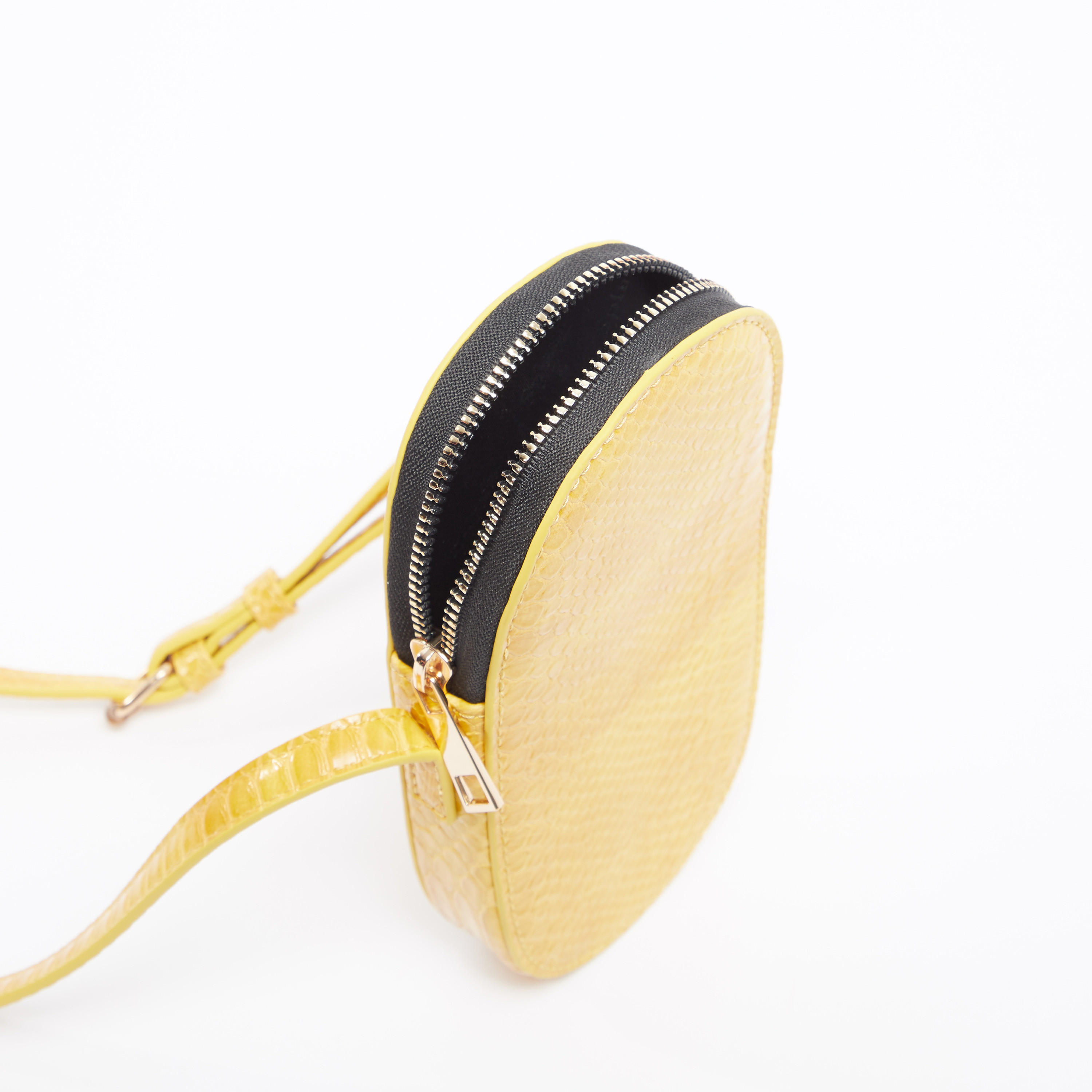 Textured Crossbody Bag with Adjustable Strap and Zip Closure-women-bagsandwallets-handbags-image-4