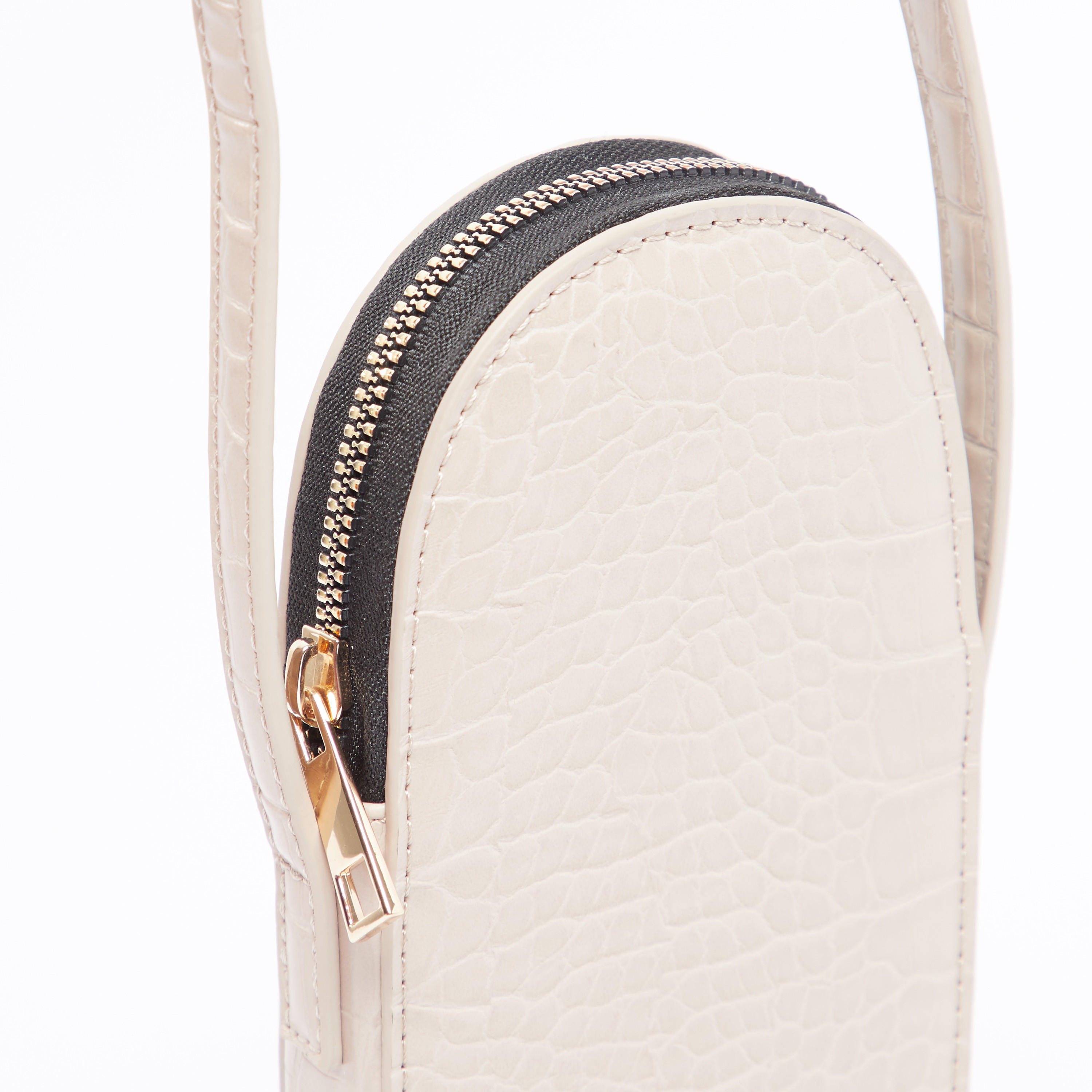 Textured Crossbody Bag with Adjustable Strap and Zip Closure-women-bagsandwallets-handbags-image-2