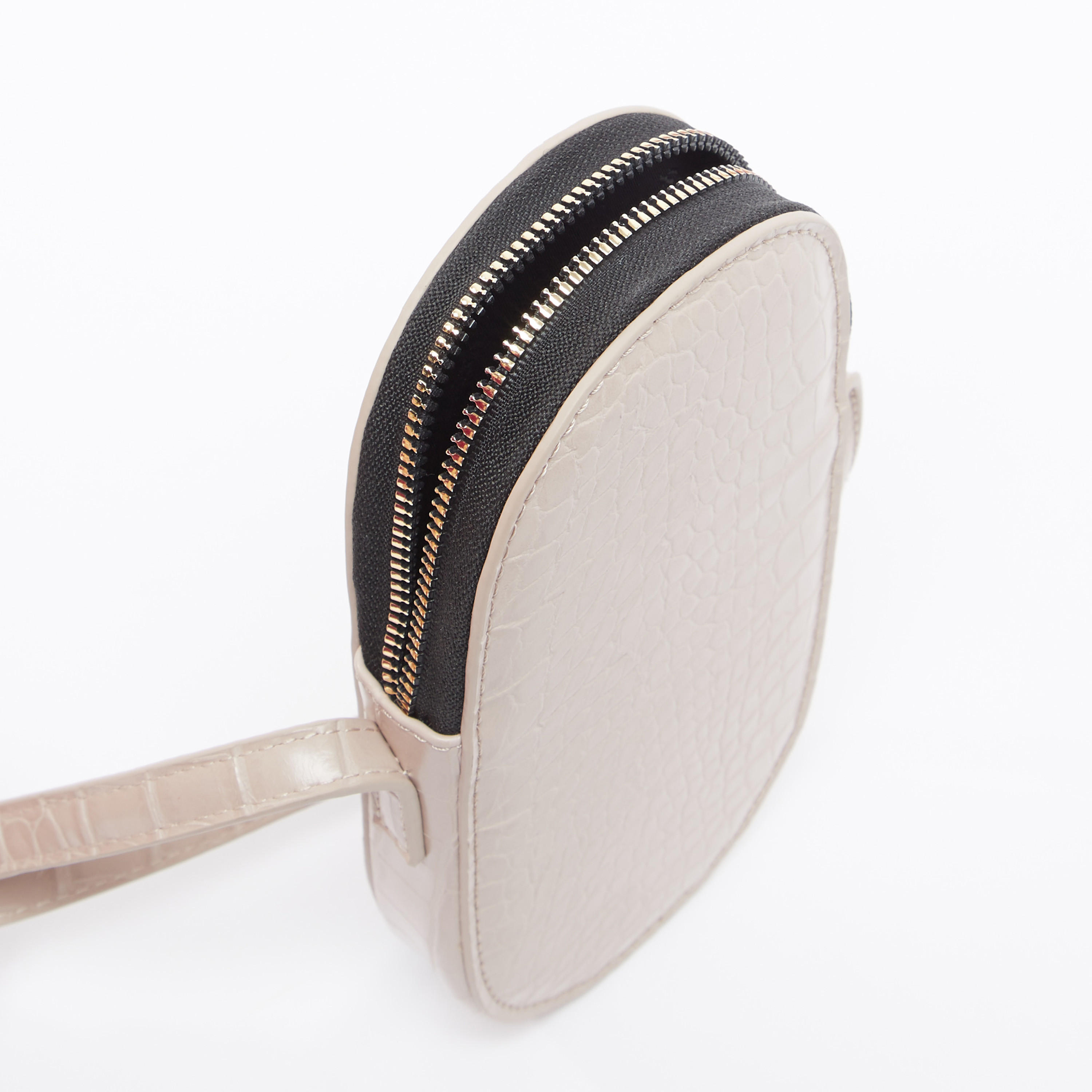 Textured Crossbody Bag with Adjustable Strap and Zip Closure-women-bagsandwallets-handbags-image-4