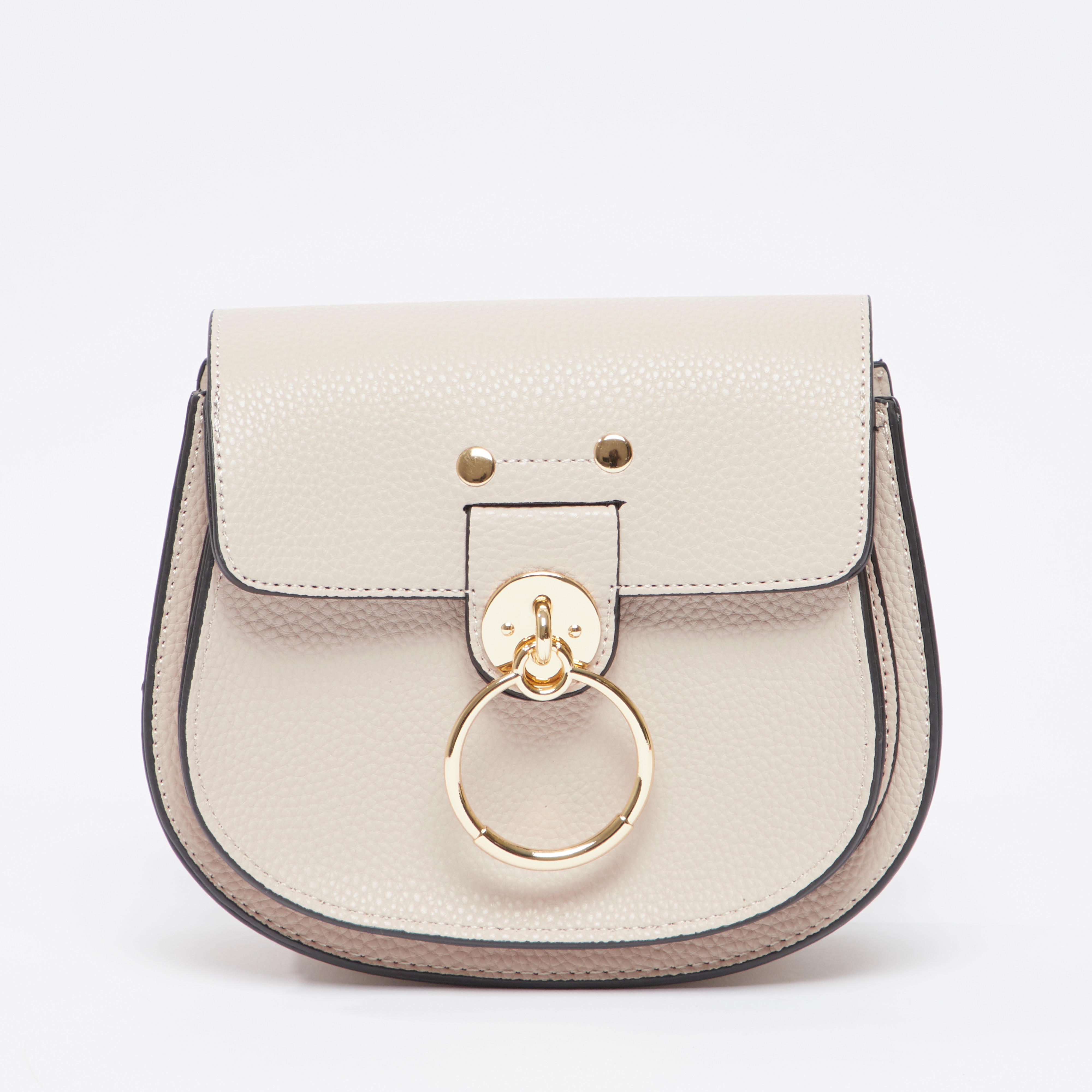 Textured Satchel Bag with Adjustable Strap-women-bagsandwallets-handbags-image-1