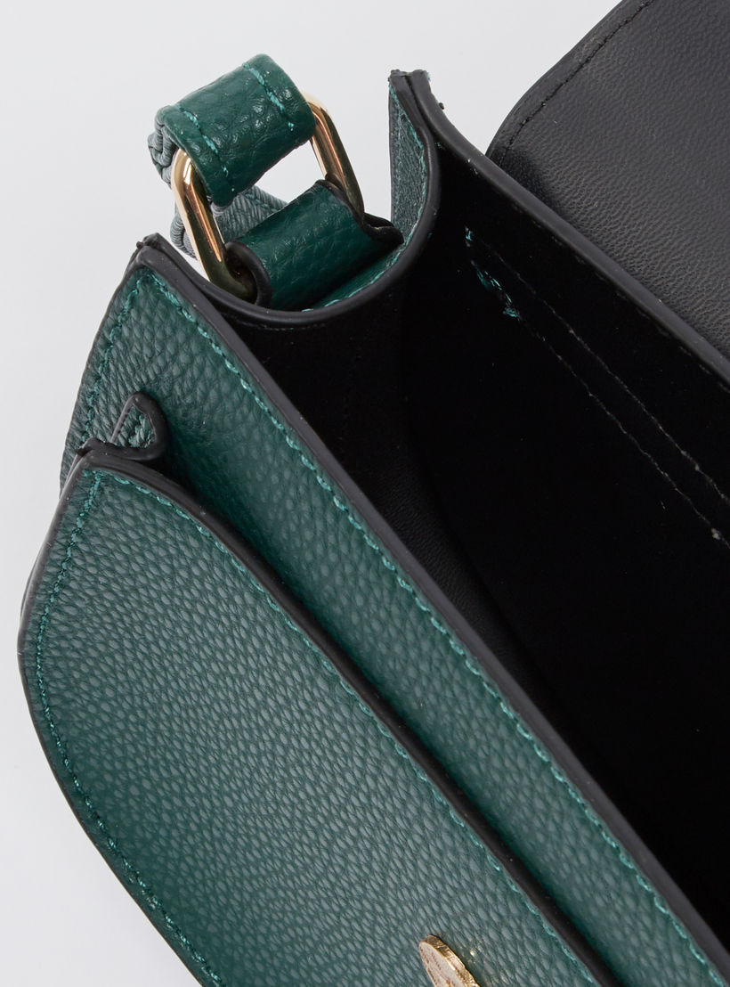 حقيبة كروس بودي بارزة الملمس بحزام قابل للتعديل-women-bagsandwallets-handbags-image-1
