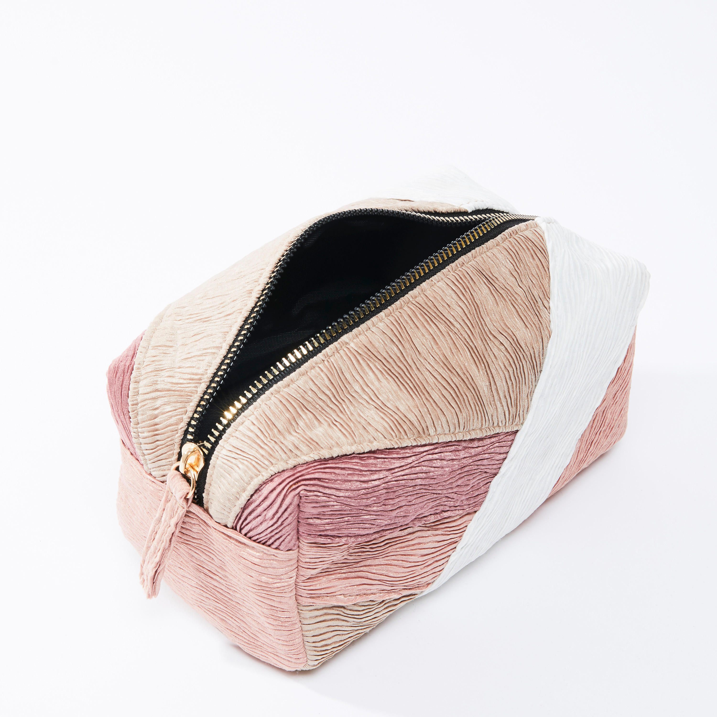 Textured Rectangular Pouch with Zip Closure-women-bagsandwallets-wallets-image-3