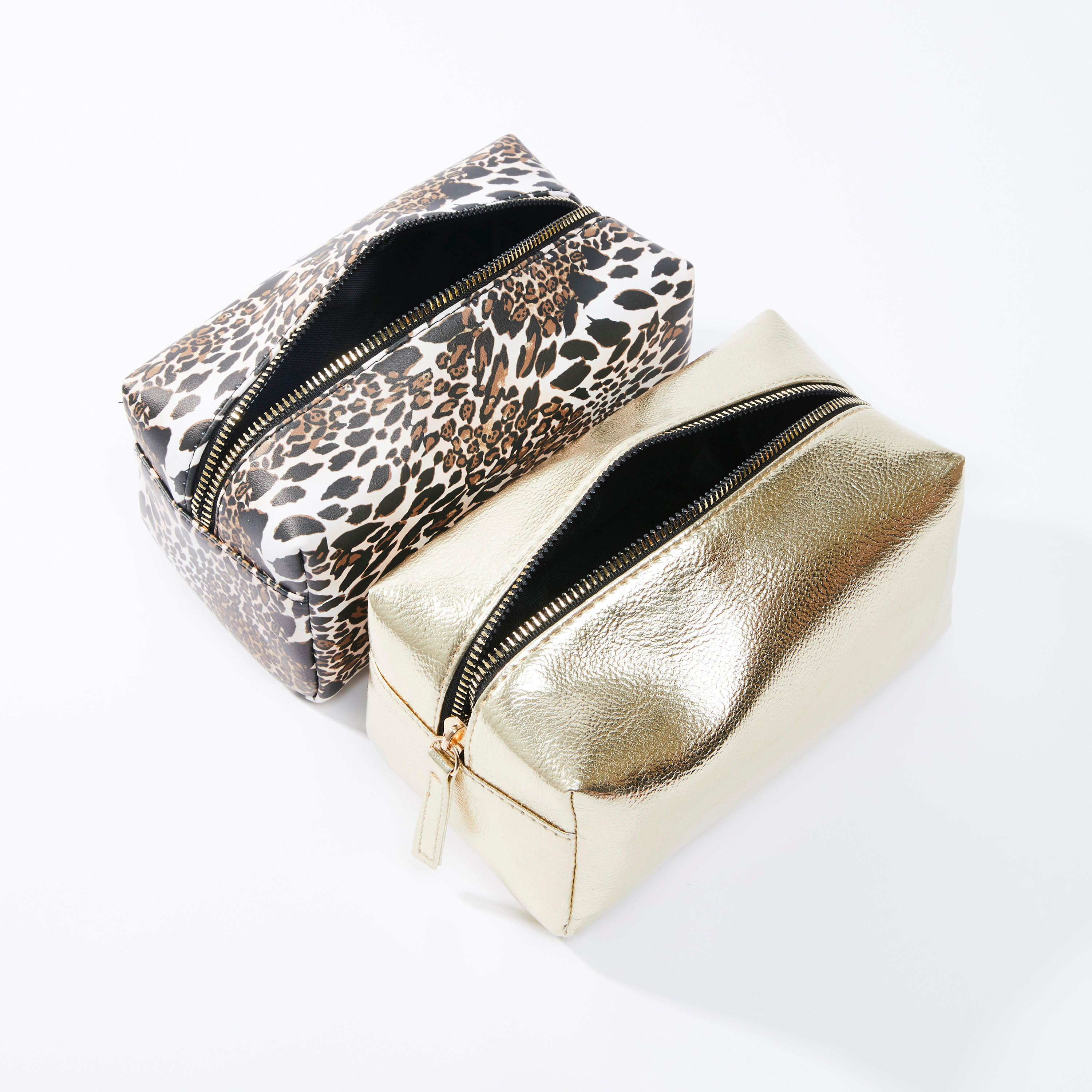 طقم حقائب صغيرة بطبعات حيوانات وسحّاب إغلاق - 3 قطع-women-bagsandwallets-wallets-image-4