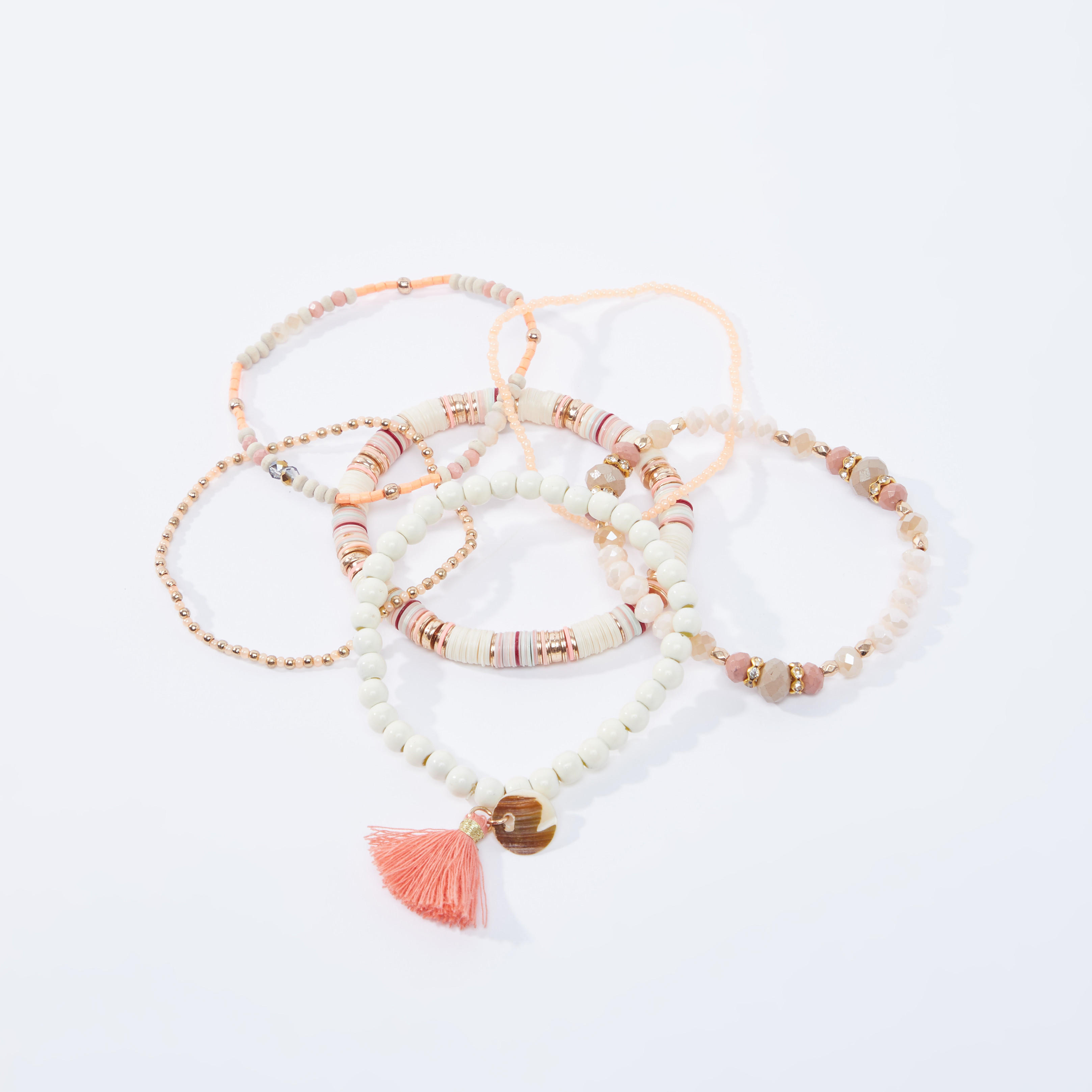 اساور مزينة - طقم من 6 قطع-women-watchesandjewellery-jewellery-banglesandbracelets-image-3