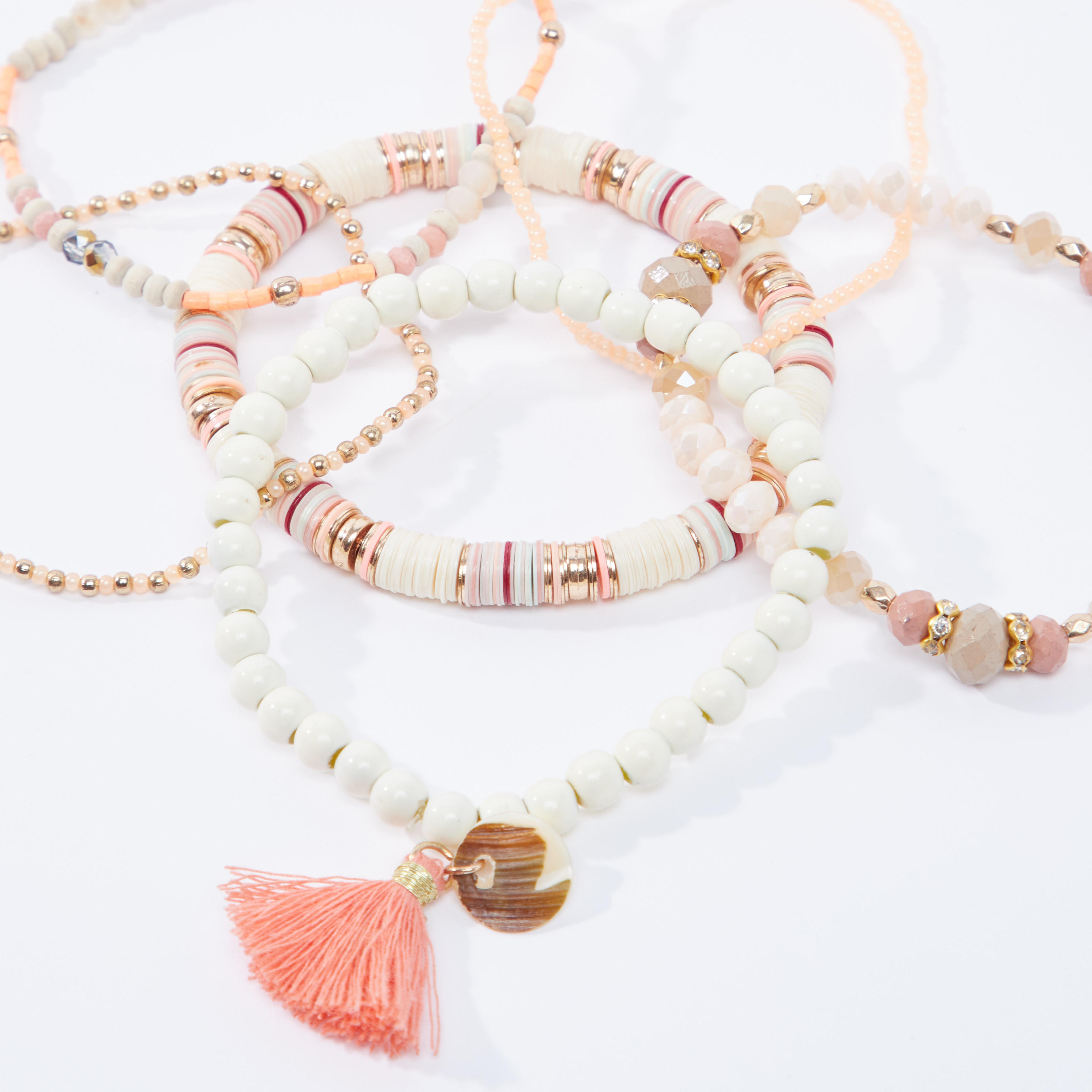 اساور مزينة - طقم من 6 قطع-women-watchesandjewellery-jewellery-banglesandbracelets-image-4