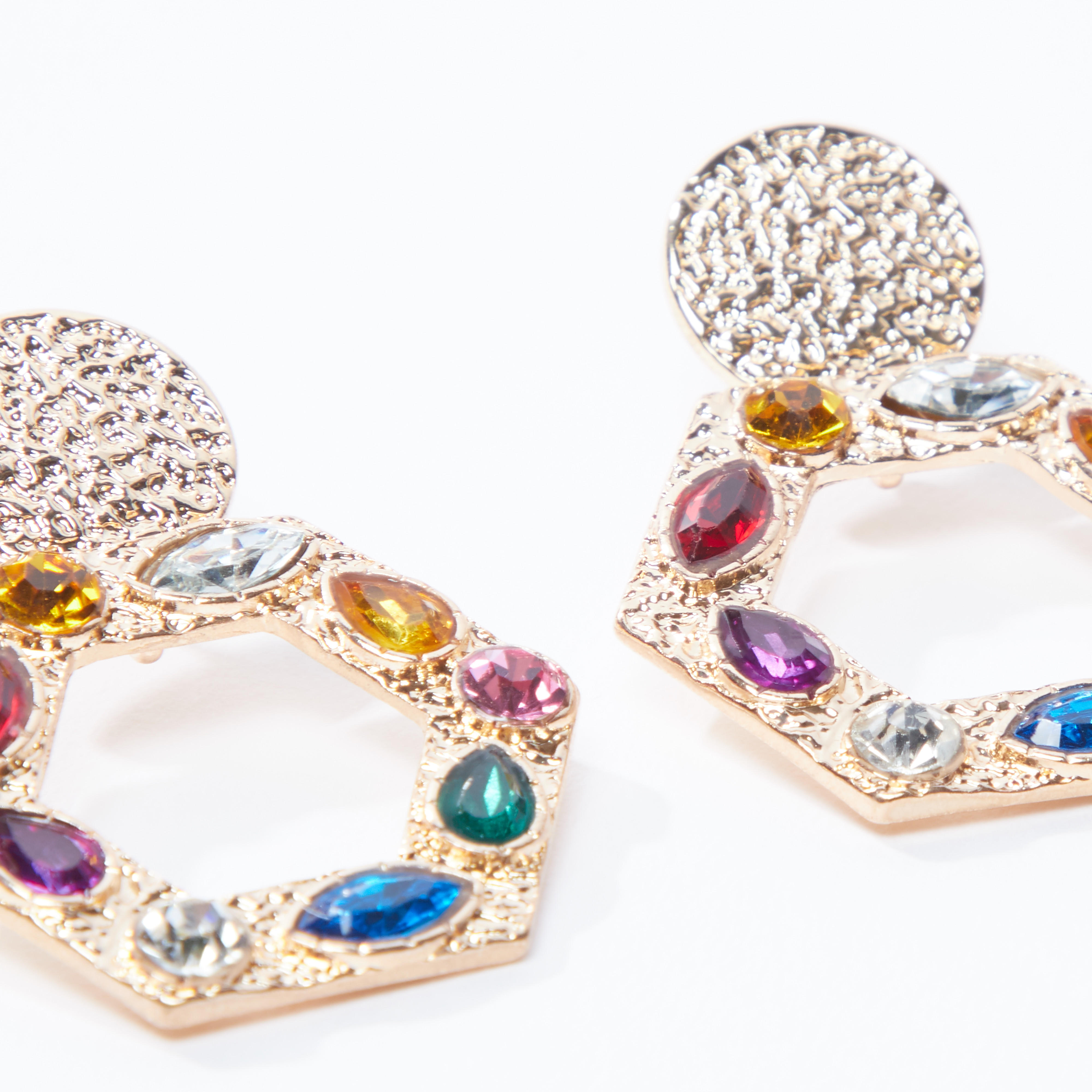 Embellished Dangling Earrings with Pushback Closure-women-watchesandjewellery-jewellery-earrings-image-3