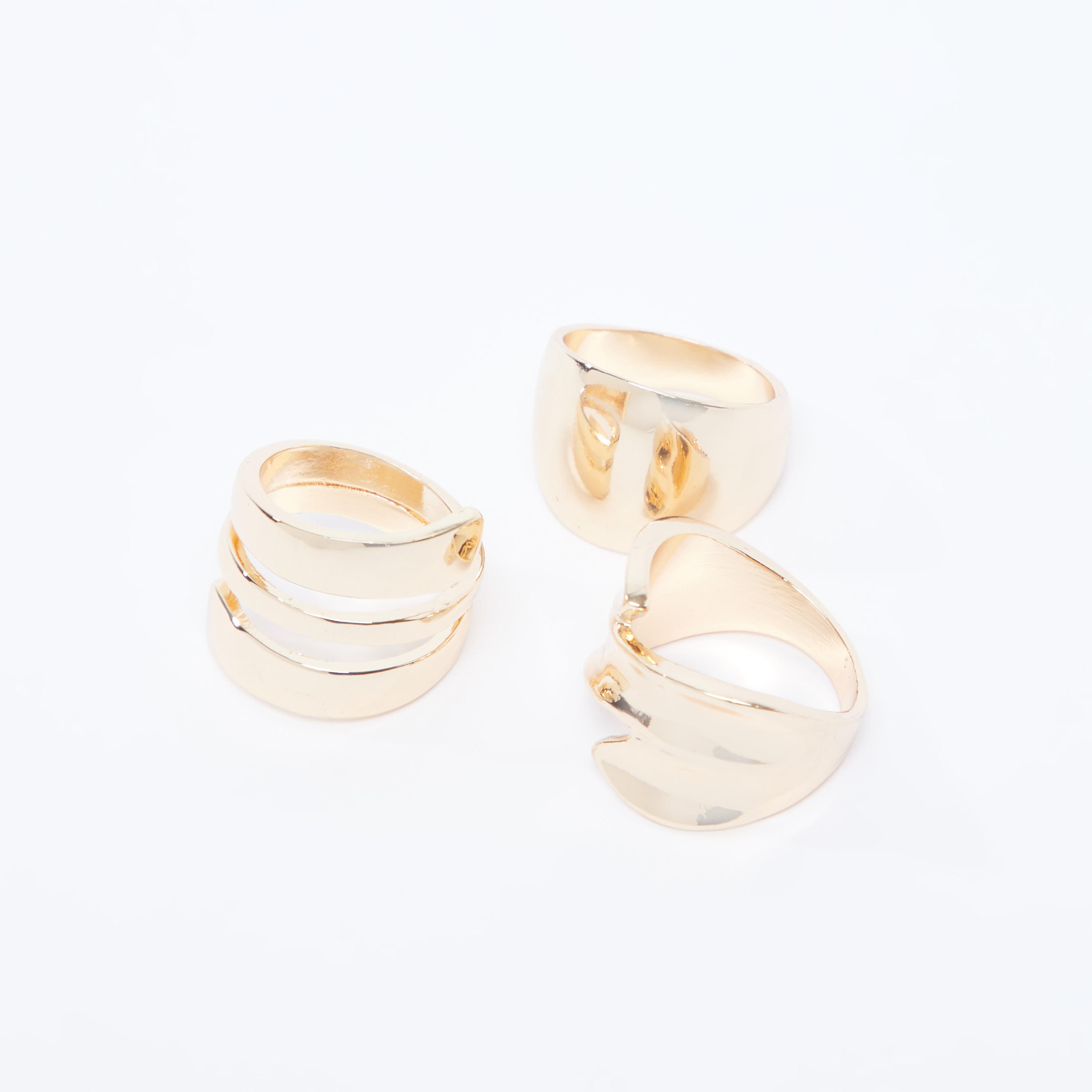 خواتم ميتاليك- طقم من 3 قطع-women-watchesandjewellery-jewellery-rings-image-2
