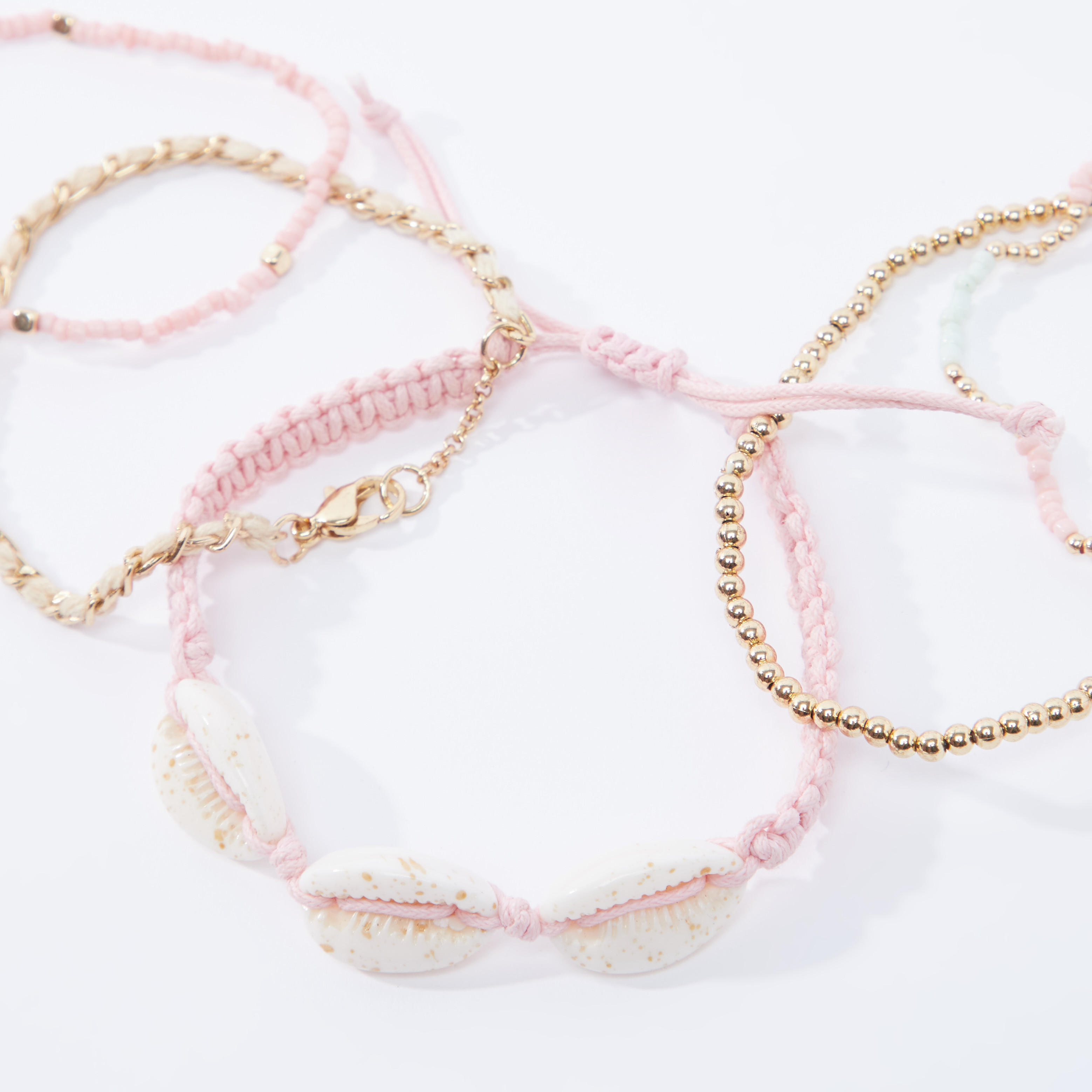 اساور مزينة - طقم من 5 قطع-women-watchesandjewellery-jewellery-banglesandbracelets-image-4