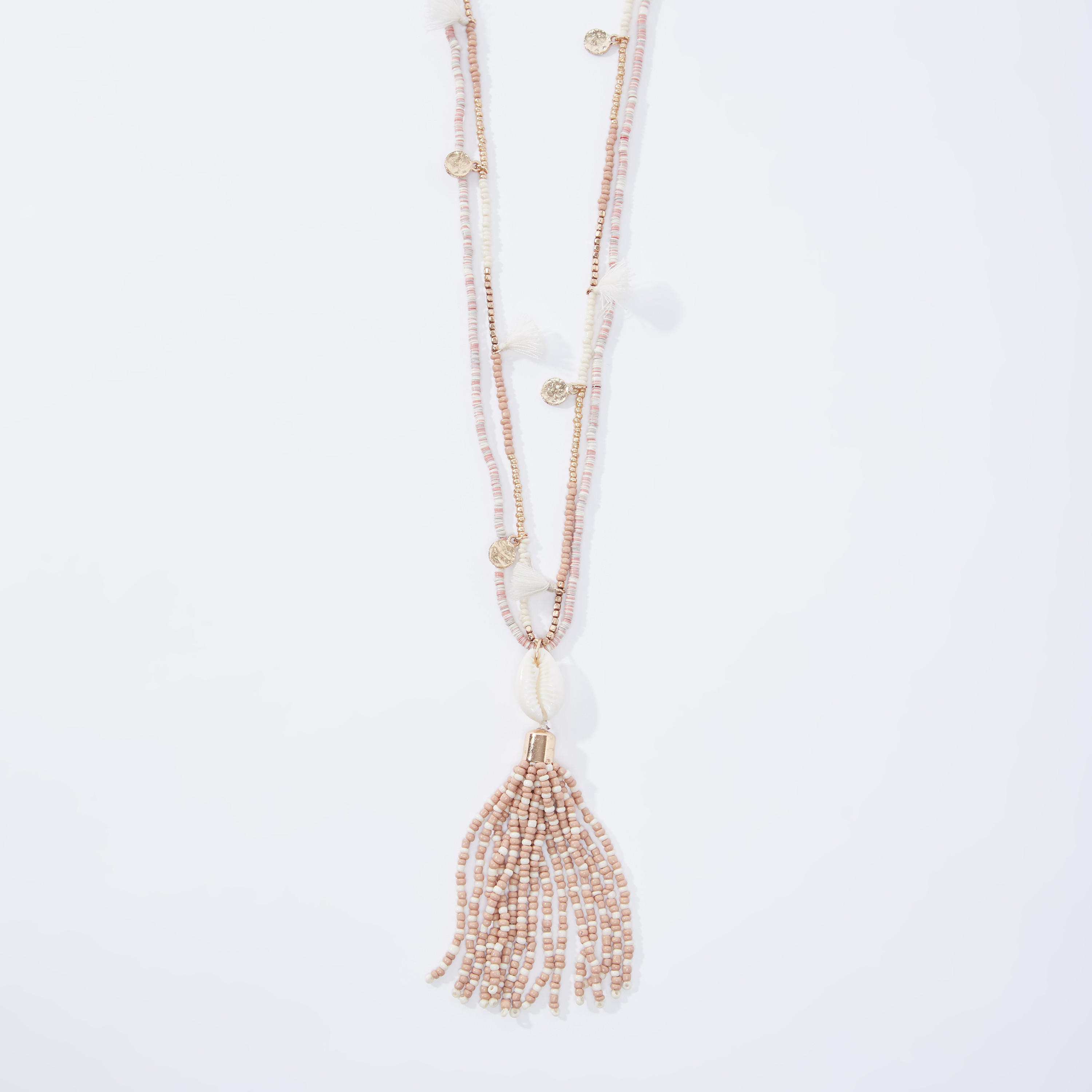 قلادة مزينة بالخرز ومشبك للإغلاق-women-watchesandjewellery-jewellery-necklacesandpendants-image-1