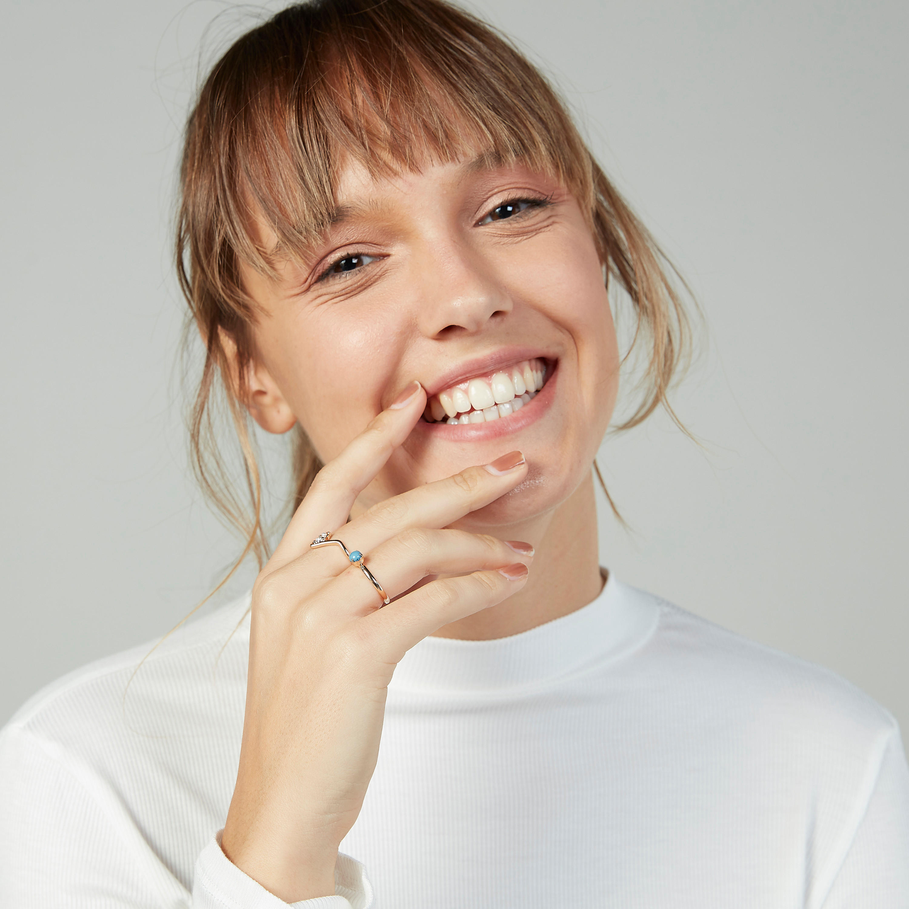 خواتم مزيّنة - طقم من 5 قطع-women-watchesandjewellery-jewellery-rings-image-2