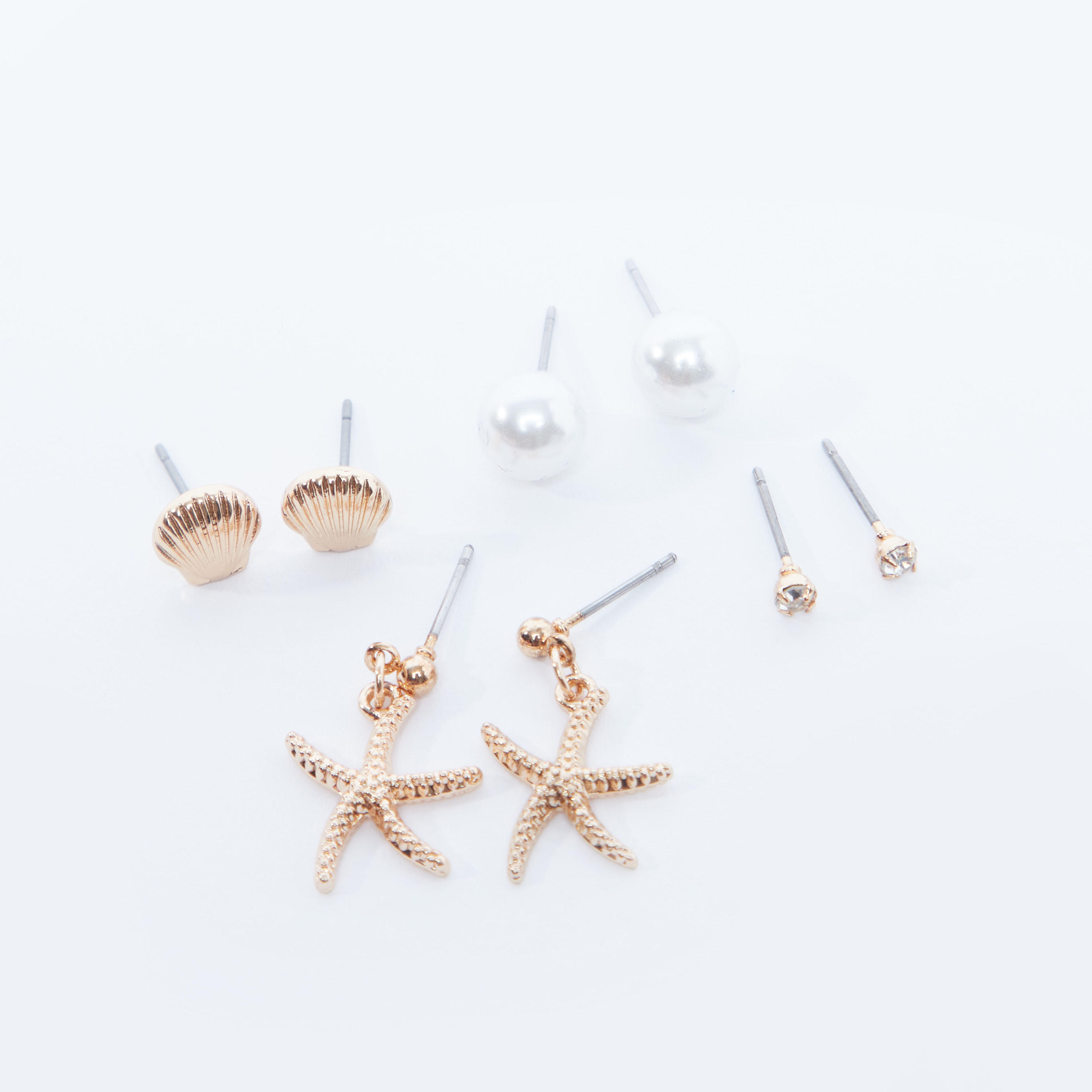 Set of 4 - Assorted Earrings with Pushback Closure-women-watchesandjewellery-jewellery-earrings-image-3