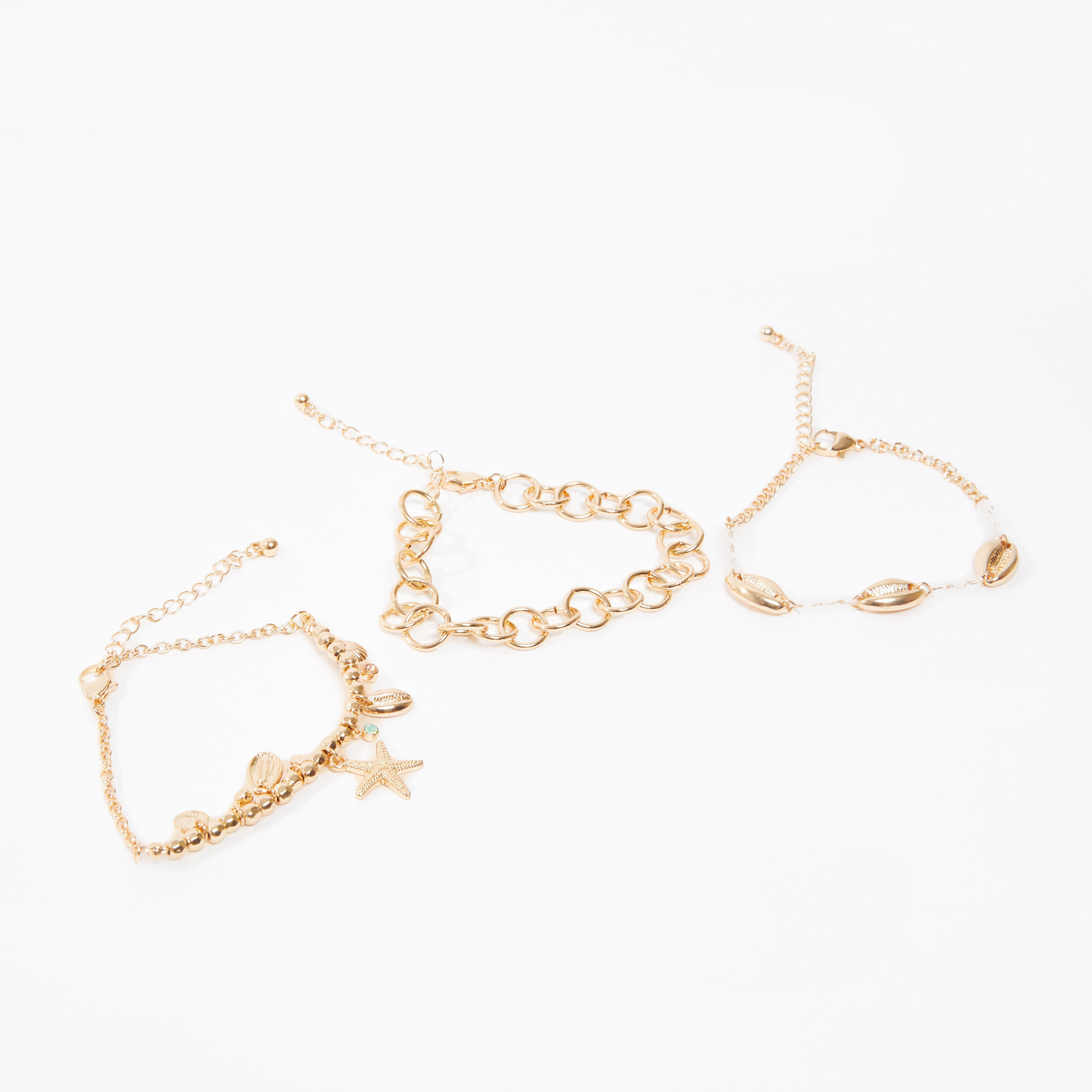 Set of 3 - Embellished Bracelet with Lobster Clasp-women-watchesandjewellery-jewellery-banglesandbracelets-image-2