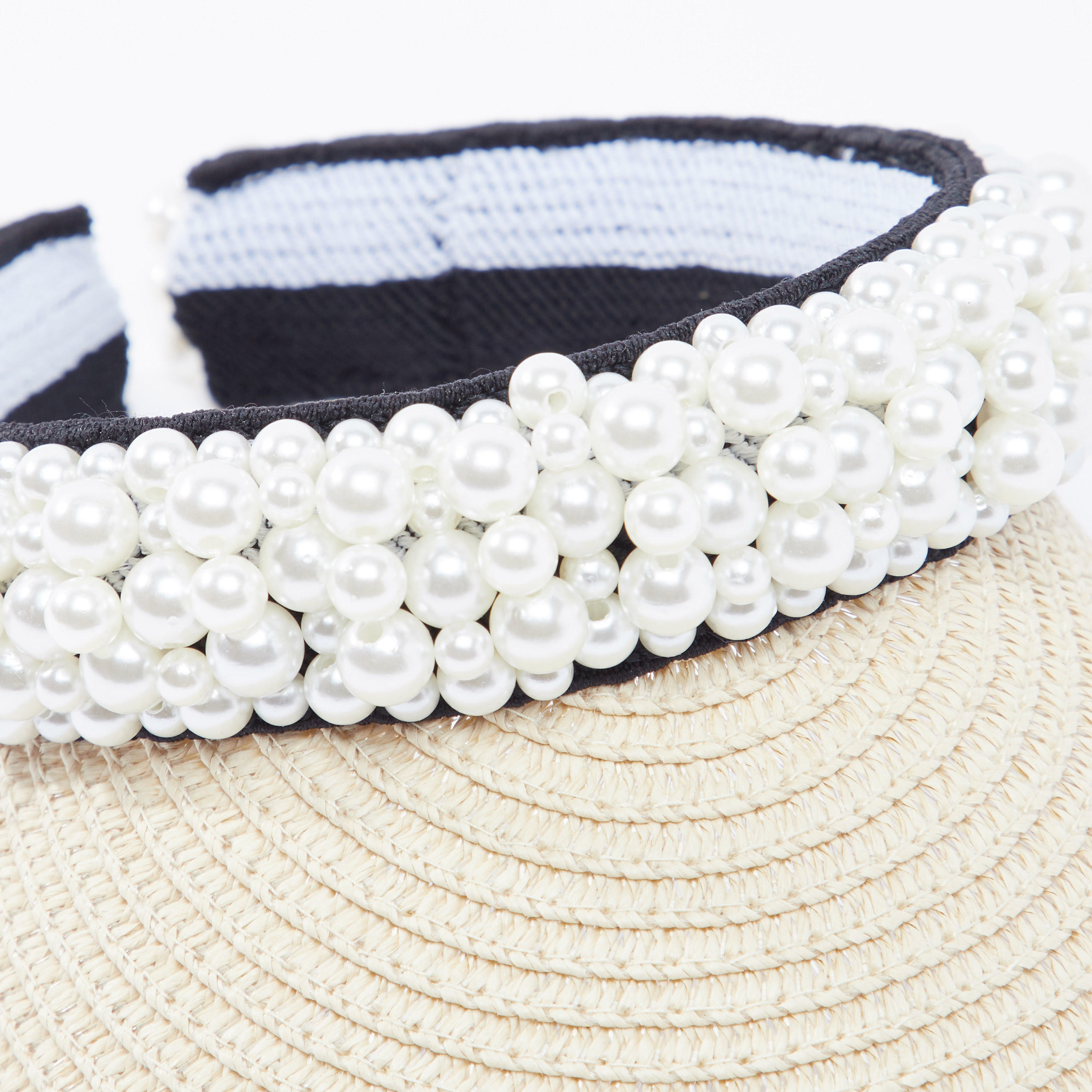 Textured Cap with Pearl Detail-women-clothingaccessories-capsandhats-image-3