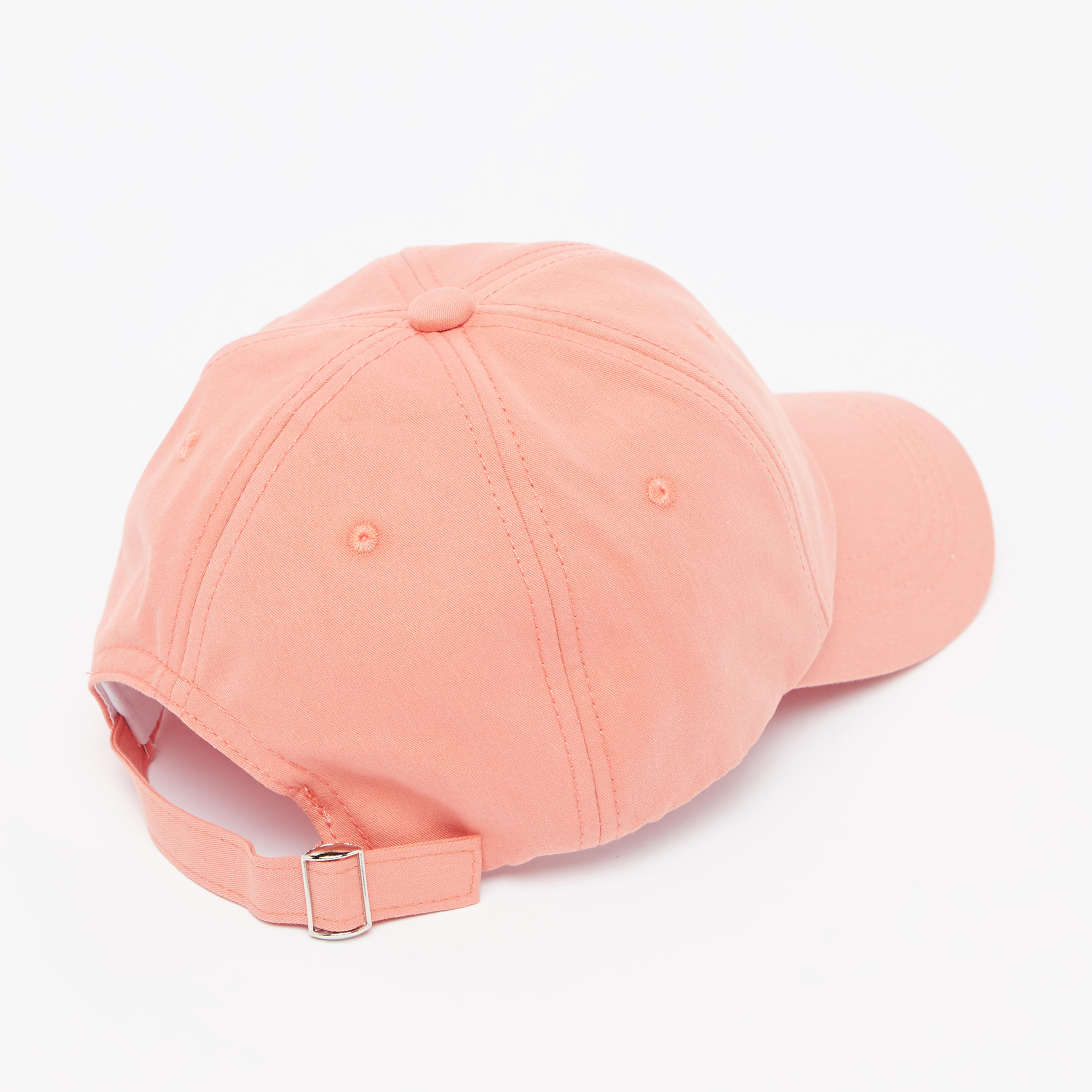 Plain Cap with Hook and Loop Closure-women-clothingaccessories-capsandhats-image-3