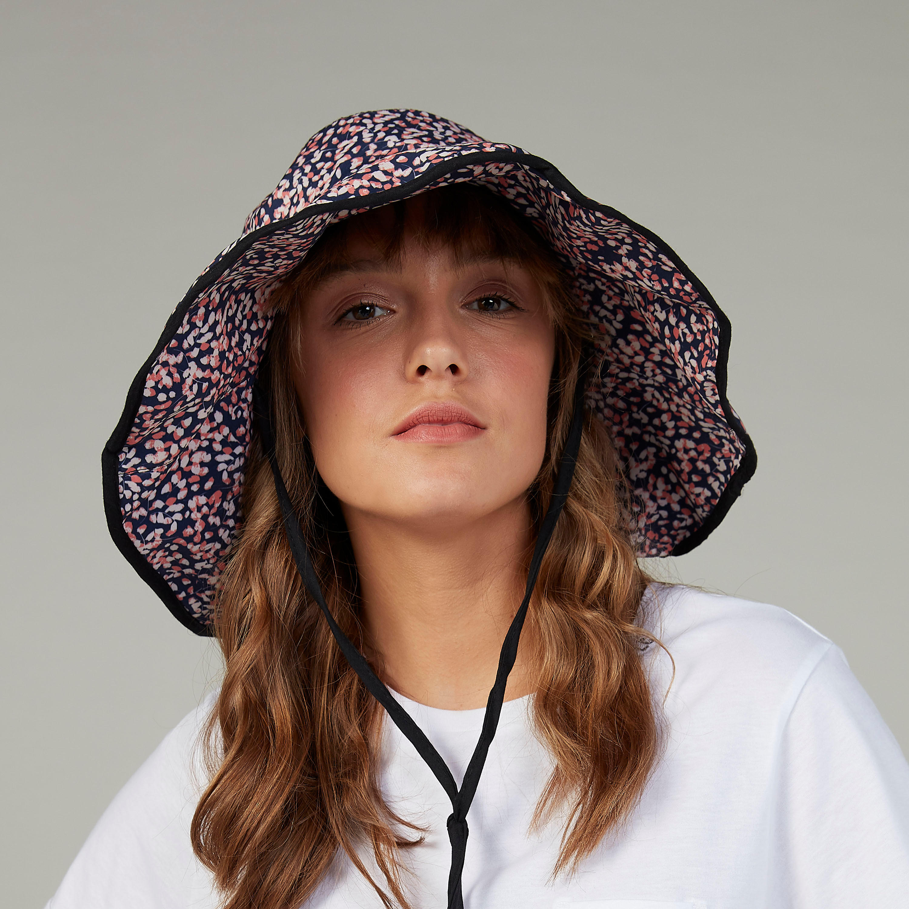 Printed Bucket Hat with Tie Ups-women-clothingaccessories-capsandhats-image-2