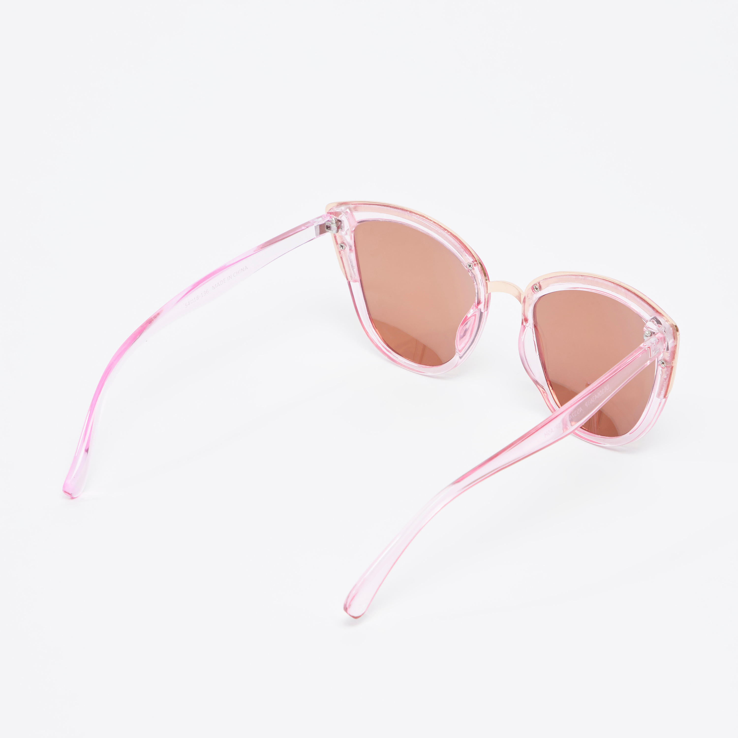 نظّارة شمسية بإطار كامل شفّاف مع وسادات أنف-women-sunglasses-image-4