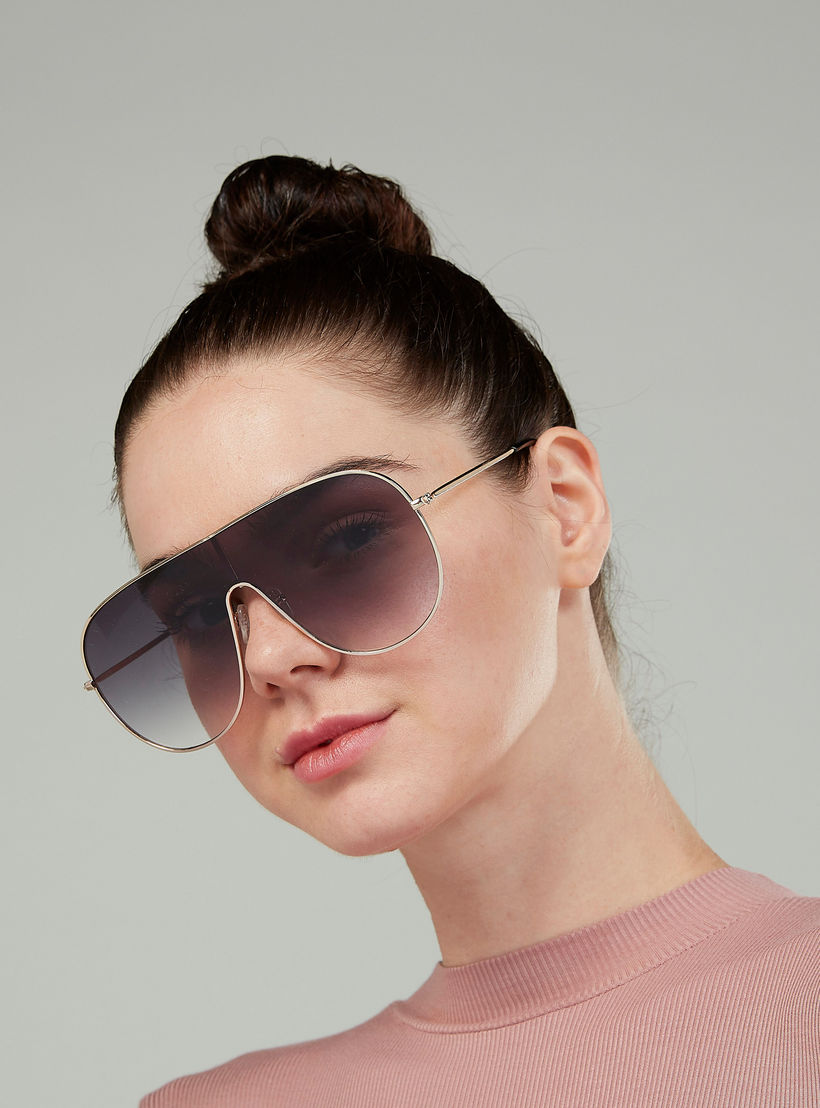 نظّارة شمسية عين قطّة بإطار كامل ووسادات أنف وحواف منحنية-women-sunglasses-image-2