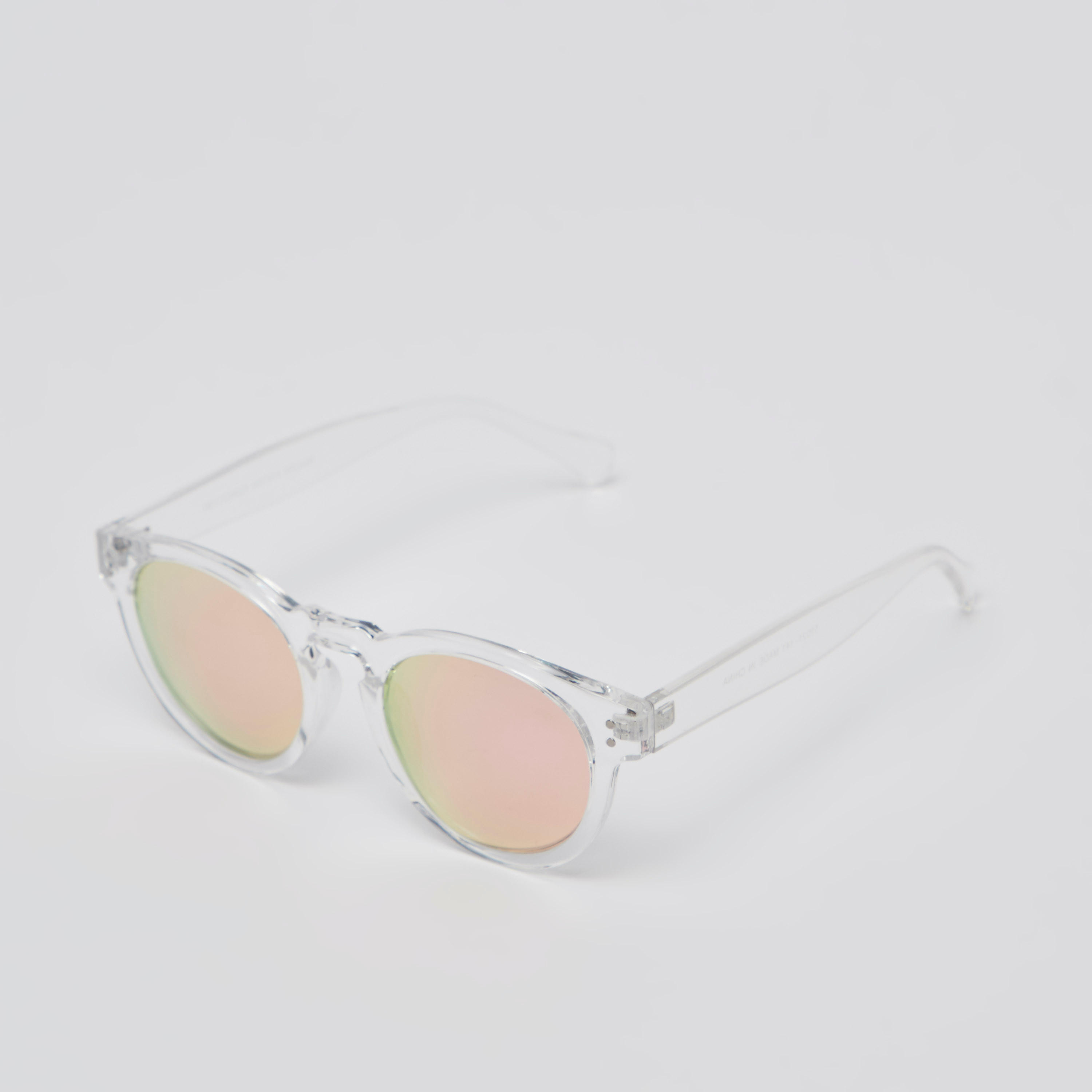 نظارة شمسية مستديرة كاملة حافة مع وسادات أنف - طقم من قطعتين-women-sunglasses-image-1