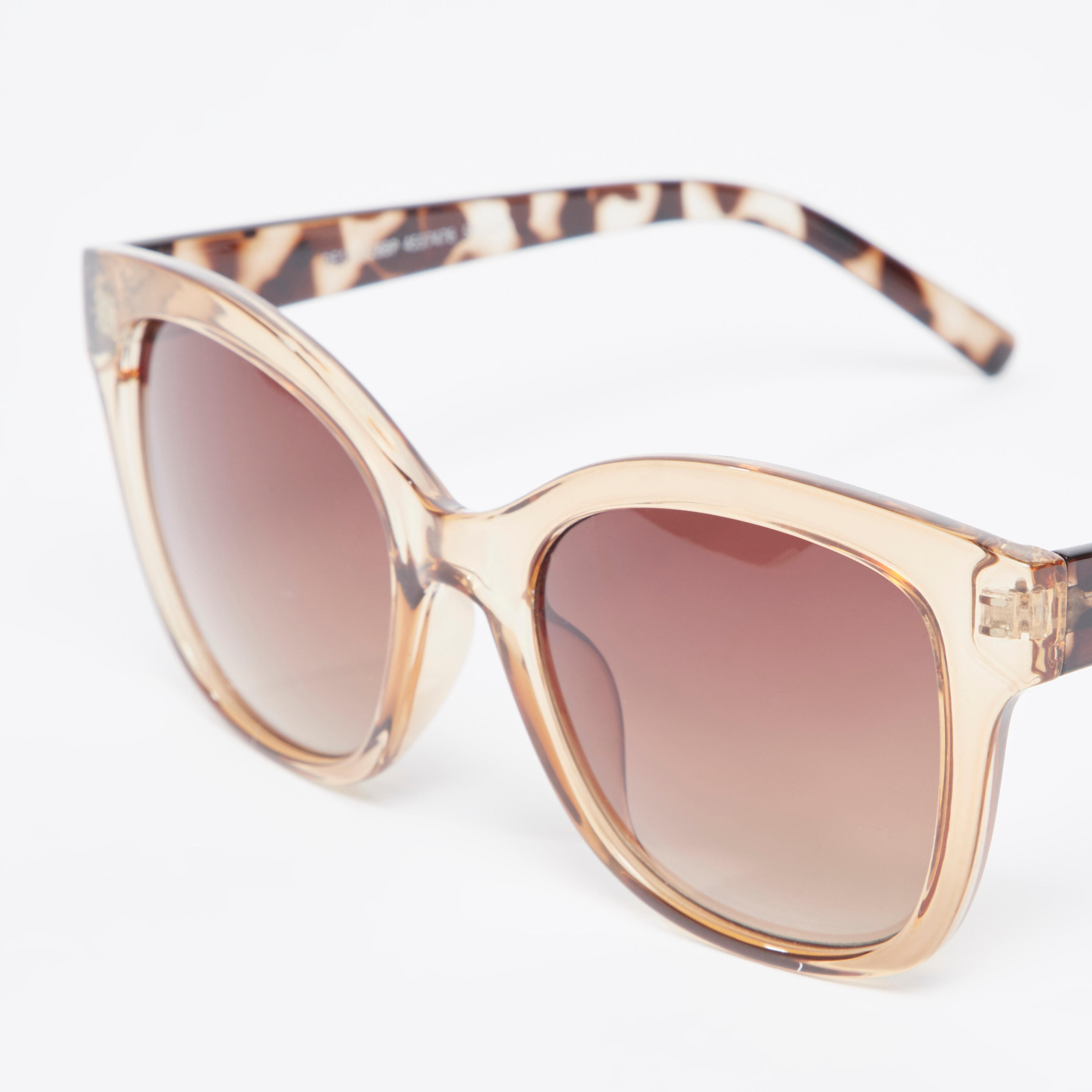 نظارة شمسية سادة واي فيرار بإطار كامل ووسادات أنف وبطبعات حيوانات-women-sunglasses-image-3