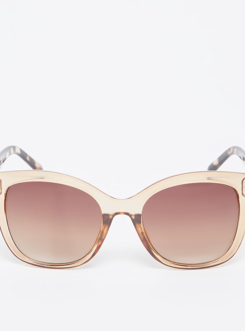 نظارة شمسية سادة واي فيرار بإطار كامل ووسادات أنف وبطبعات حيوانات-women-sunglasses-image-4