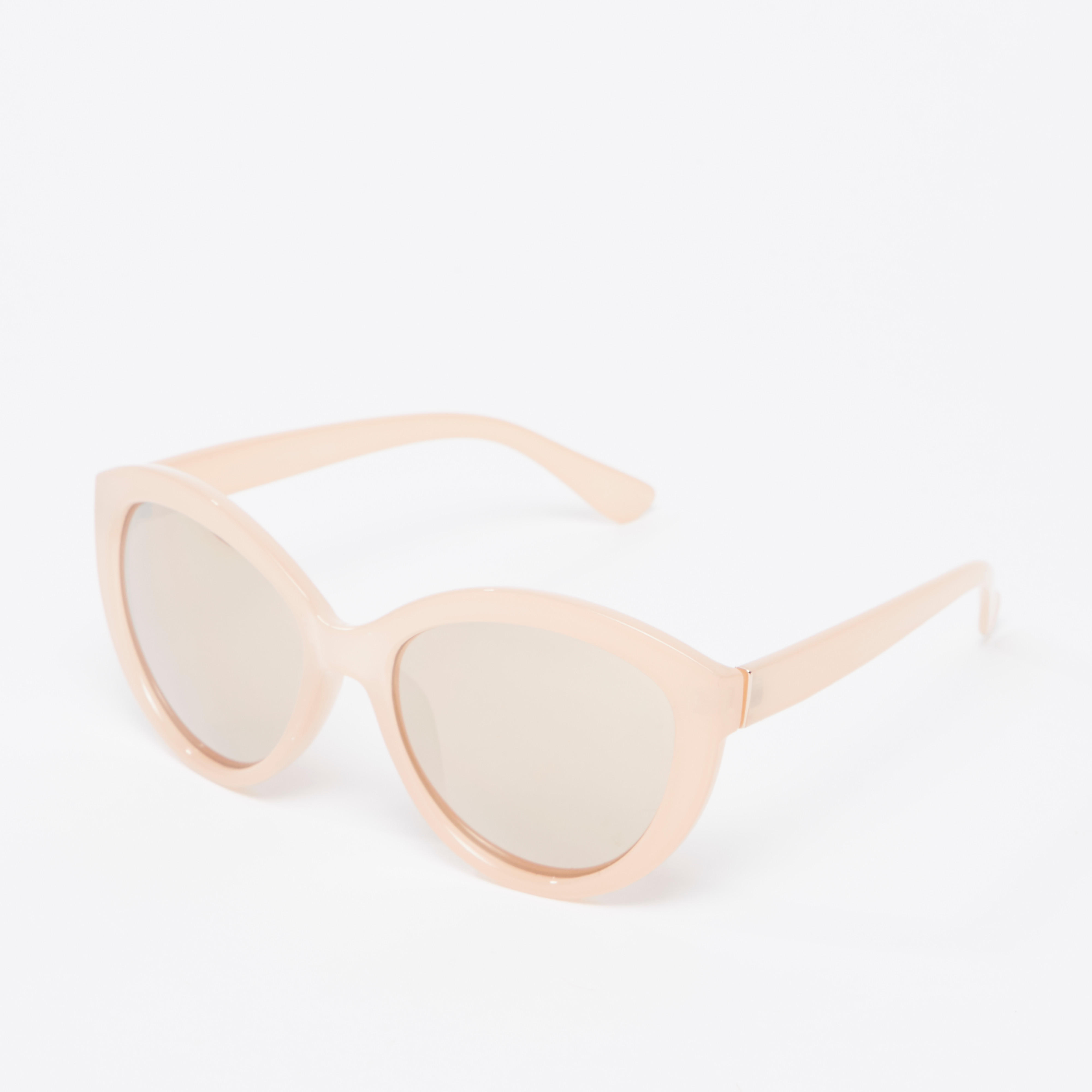 نظّارة شمسية مستديرة بإطار كامل ووسادات للأنف-women-sunglasses-image-1