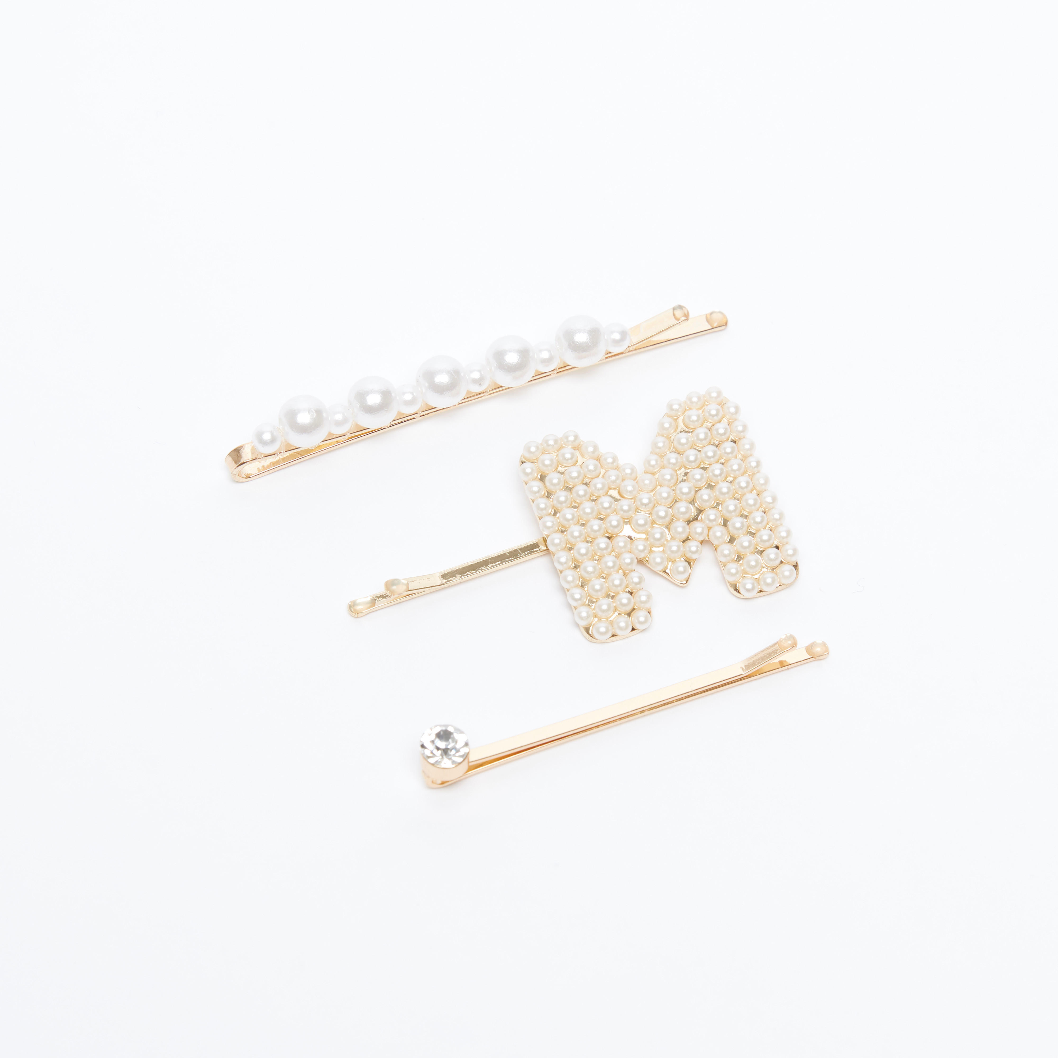 دبابيس شعر مزيّنة - طقم من 3 قطع-women-hairaccessories-image-1