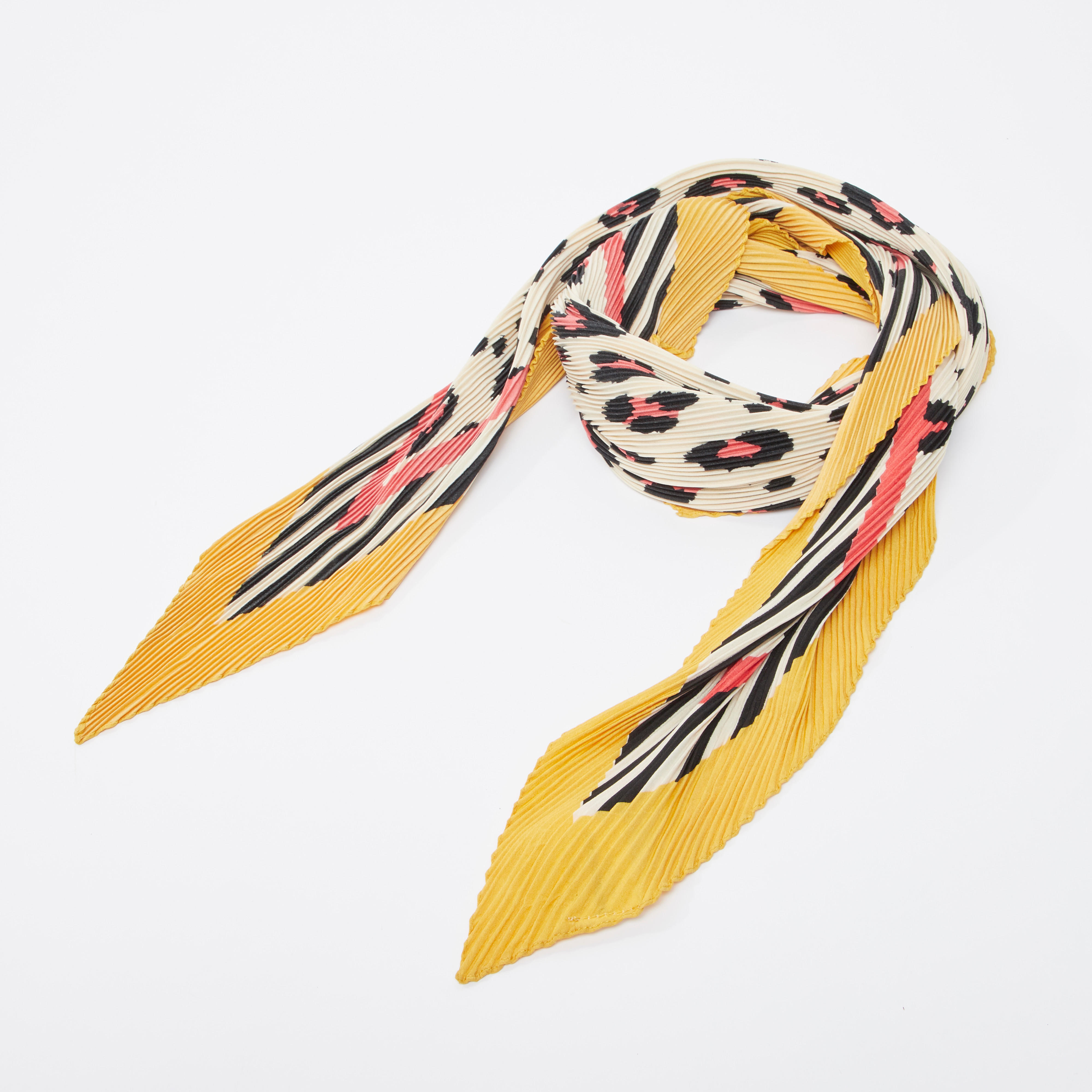 Printed Scarf with Pleats-women-clothingaccessories-scarves-image-1
