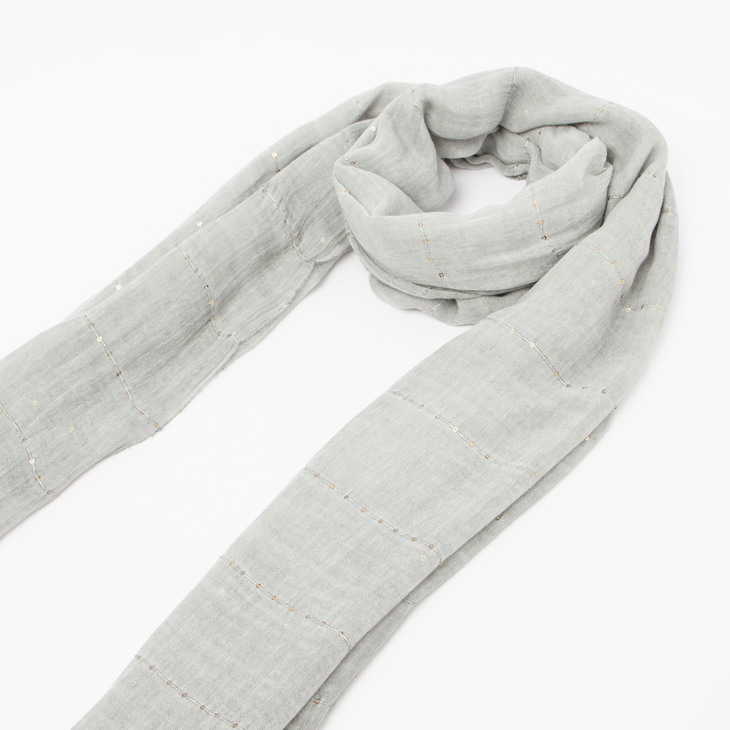 وشاح بارز الملمس بتفاصيل ترتر-women-clothingaccessories-scarves-image-1