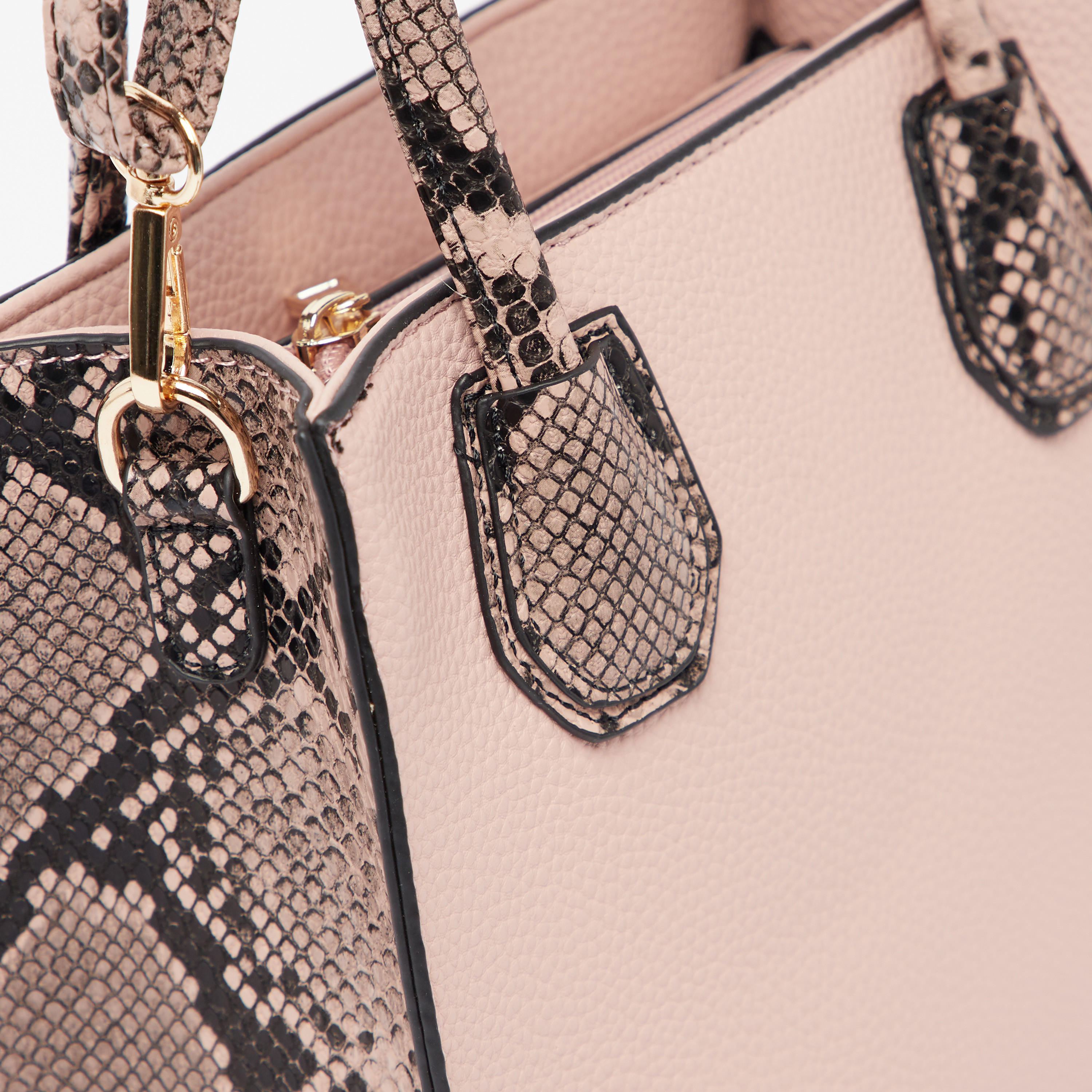 شنطة يد بارزة الملمس بمقابض مزدوجة وحمّالة قابلة للفصل-women-bagsandwallets-handbags-image-2