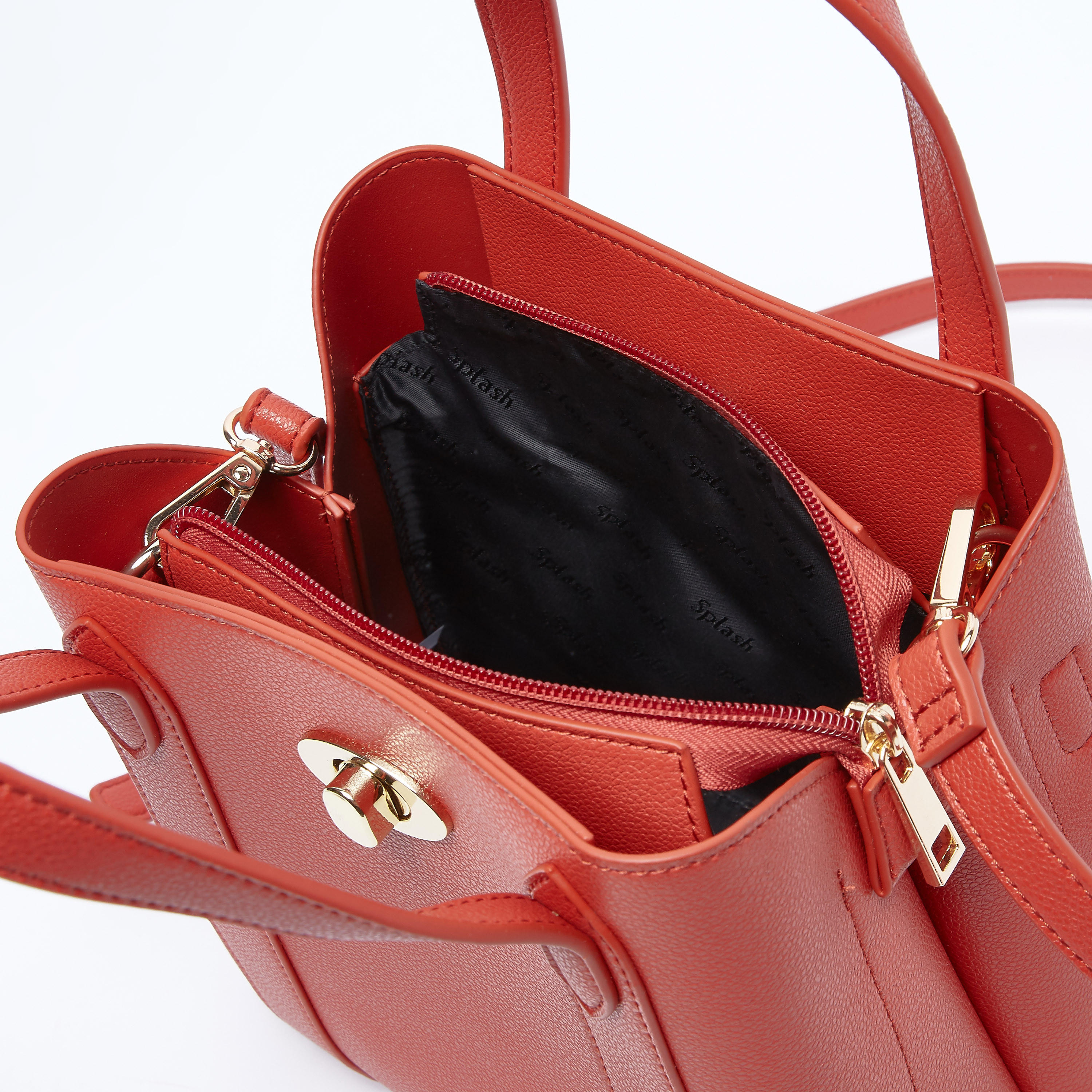 شنطة توتي بارزة الملمس بسحاب إغلاق ومقابض مزدوجة-women-bagsandwallets-handbags-image-4