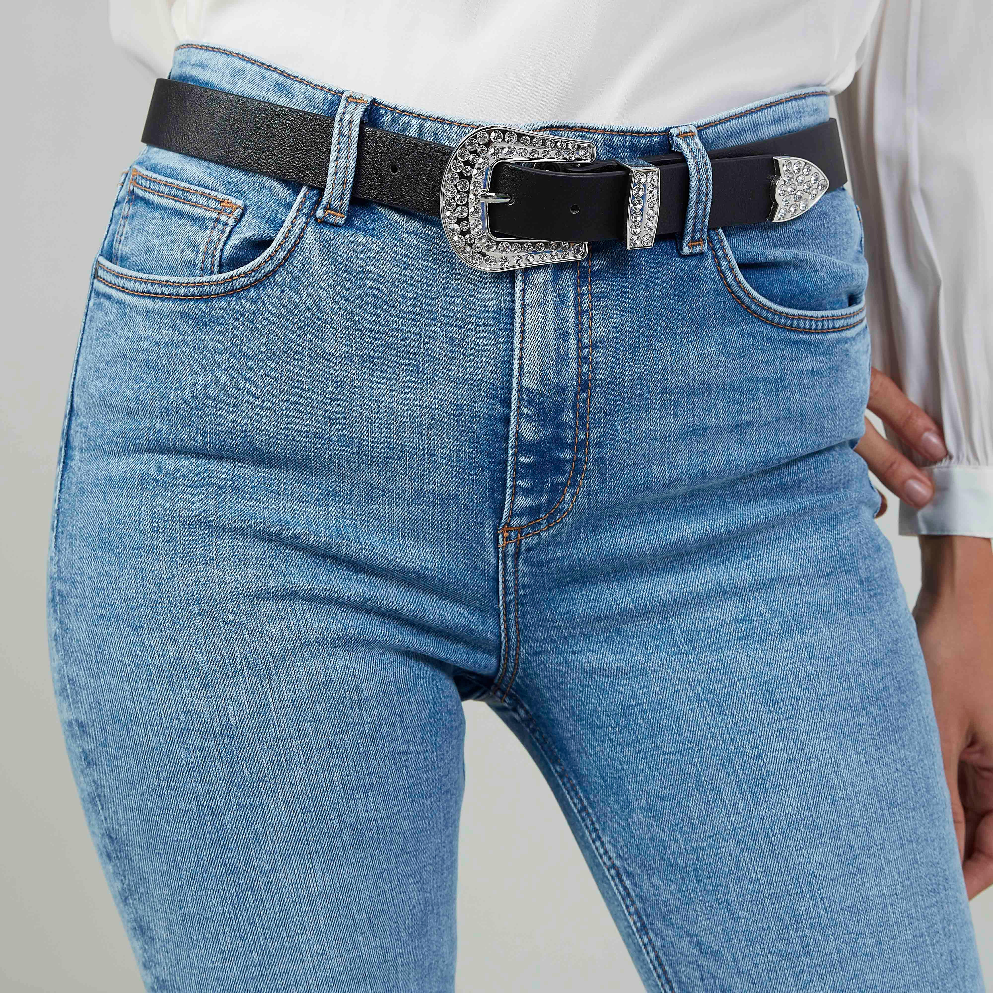 حزام مزيّن بإبزيم بدبوس-women-clothingaccessories-belts-image-2