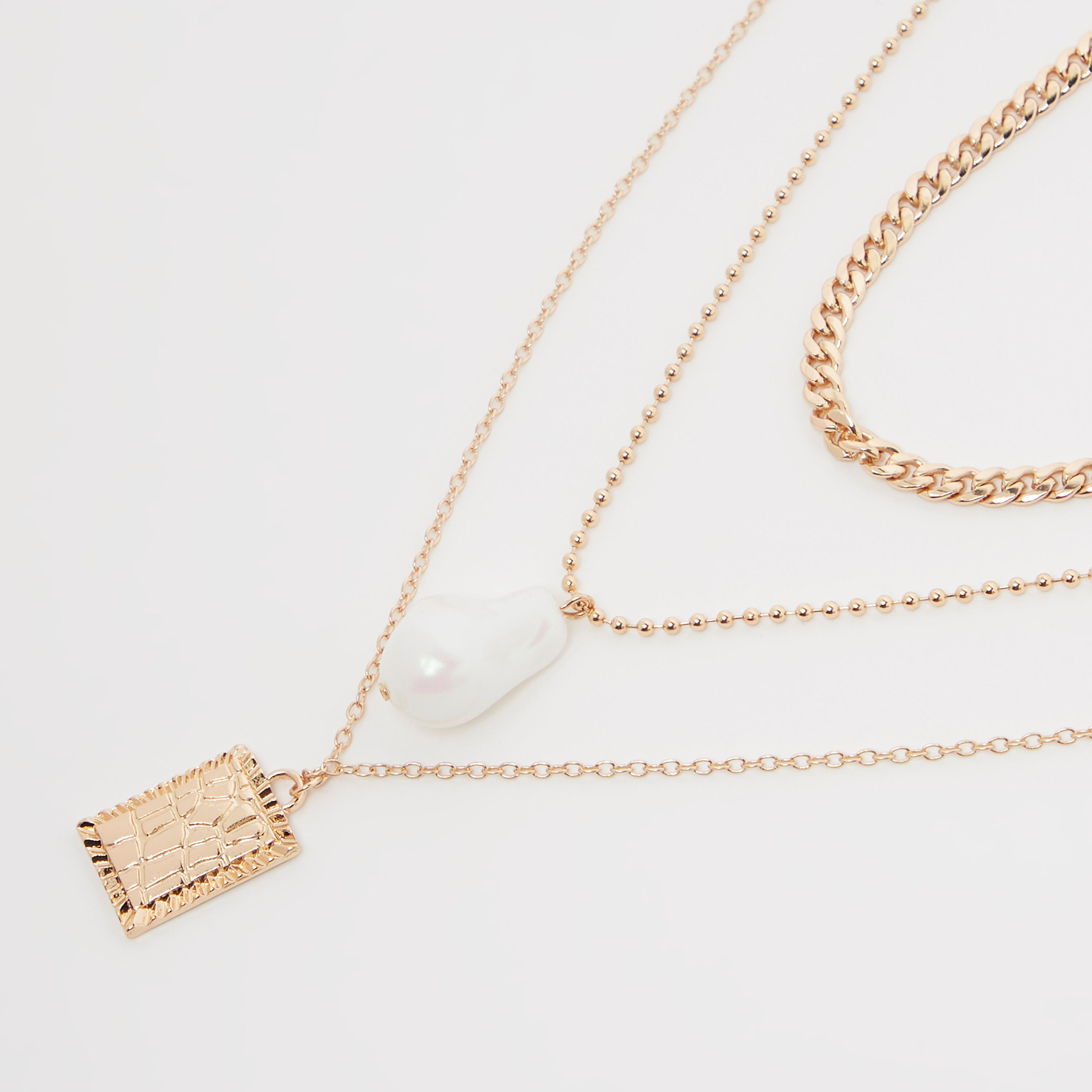 قلادة طبقات بدلاية ومشبك إغلاق-women-watchesandjewellery-jewellery-necklacesandpendants-image-1