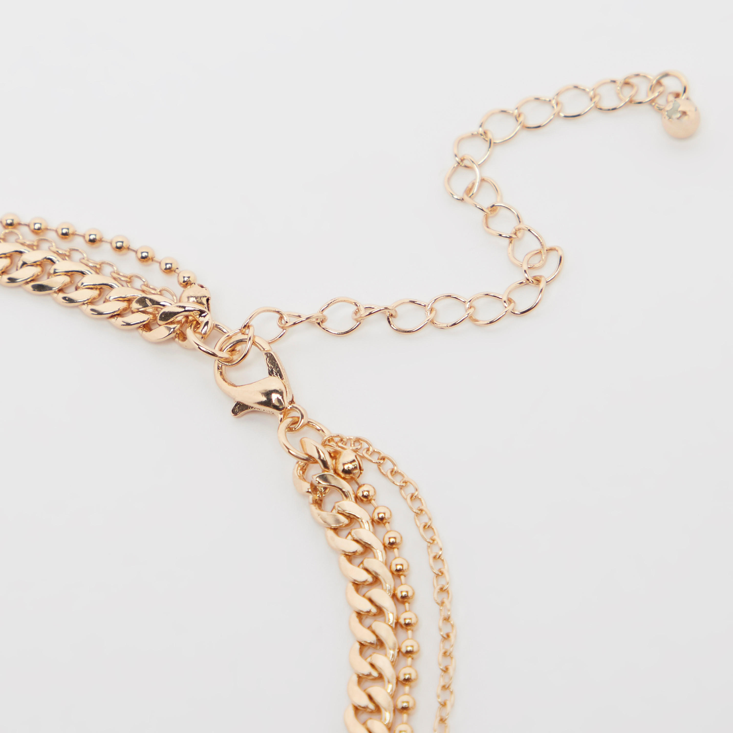 قلادة طبقات بدلاية ومشبك إغلاق-women-watchesandjewellery-jewellery-necklacesandpendants-image-3