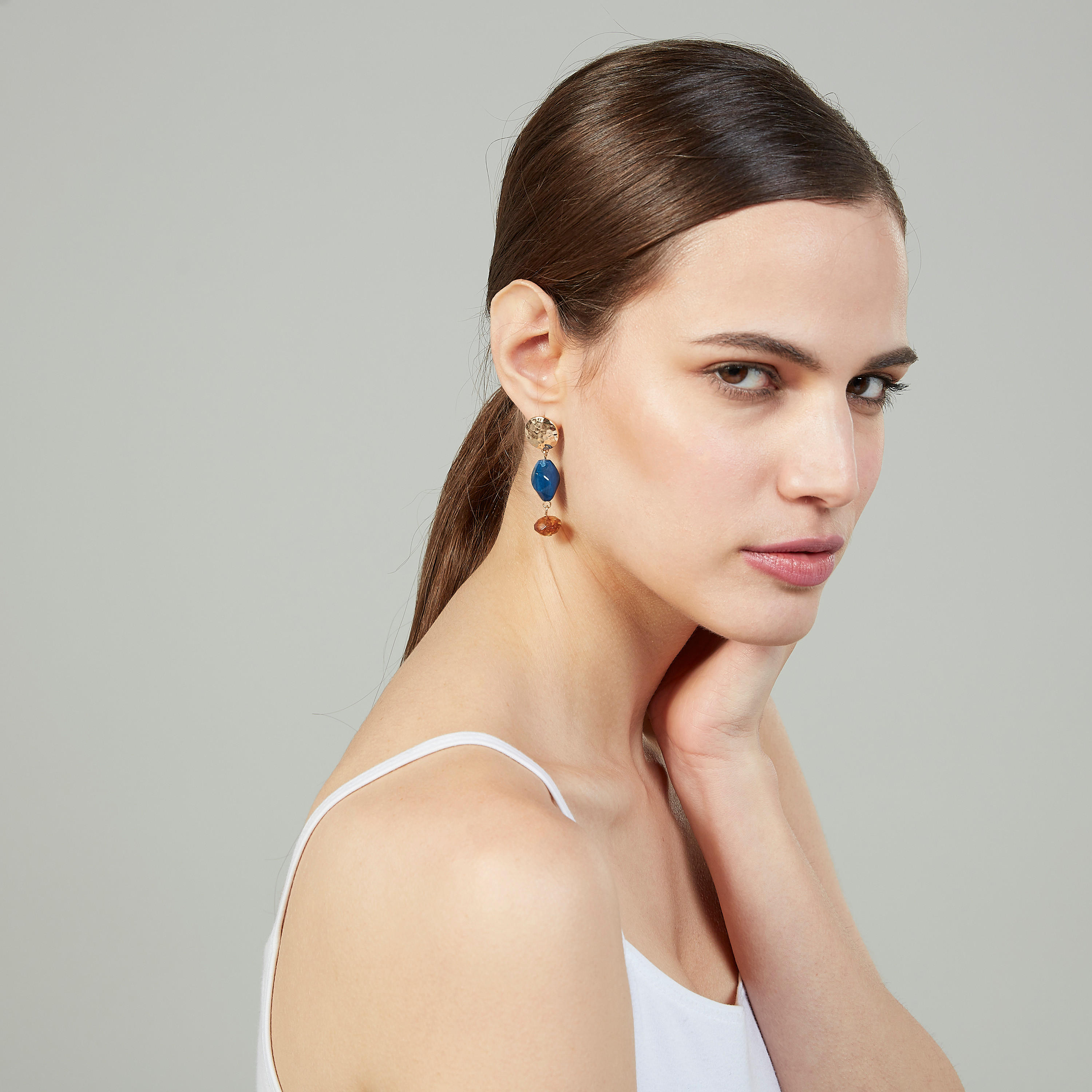 حلق متدلّي بنمط إغلاق الدفع للخلف-women-watchesandjewellery-jewellery-earrings-image-2