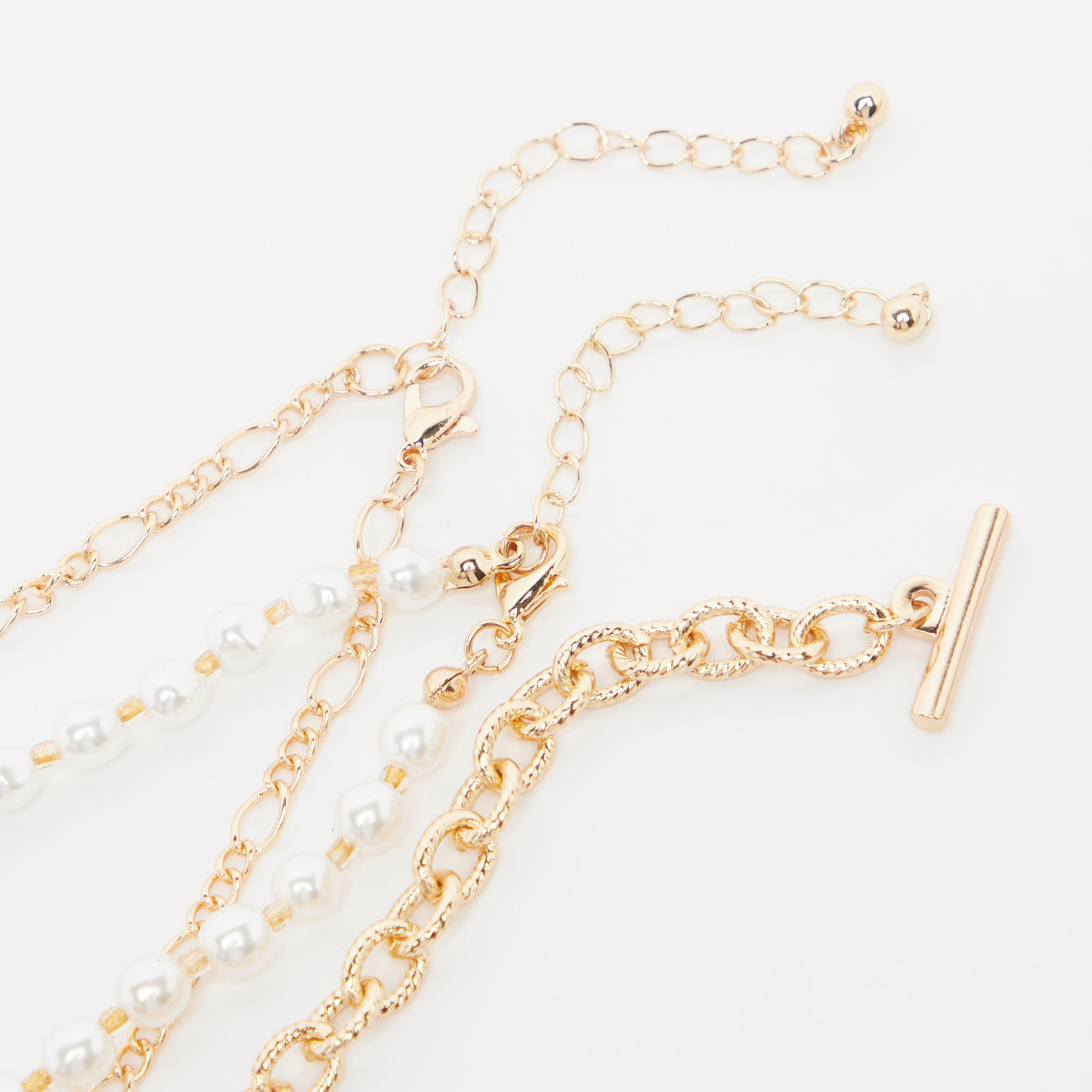 قلادة مزيّنة - طقم من 3 قطع-women-watchesandjewellery-jewellery-necklacesandpendants-image-2