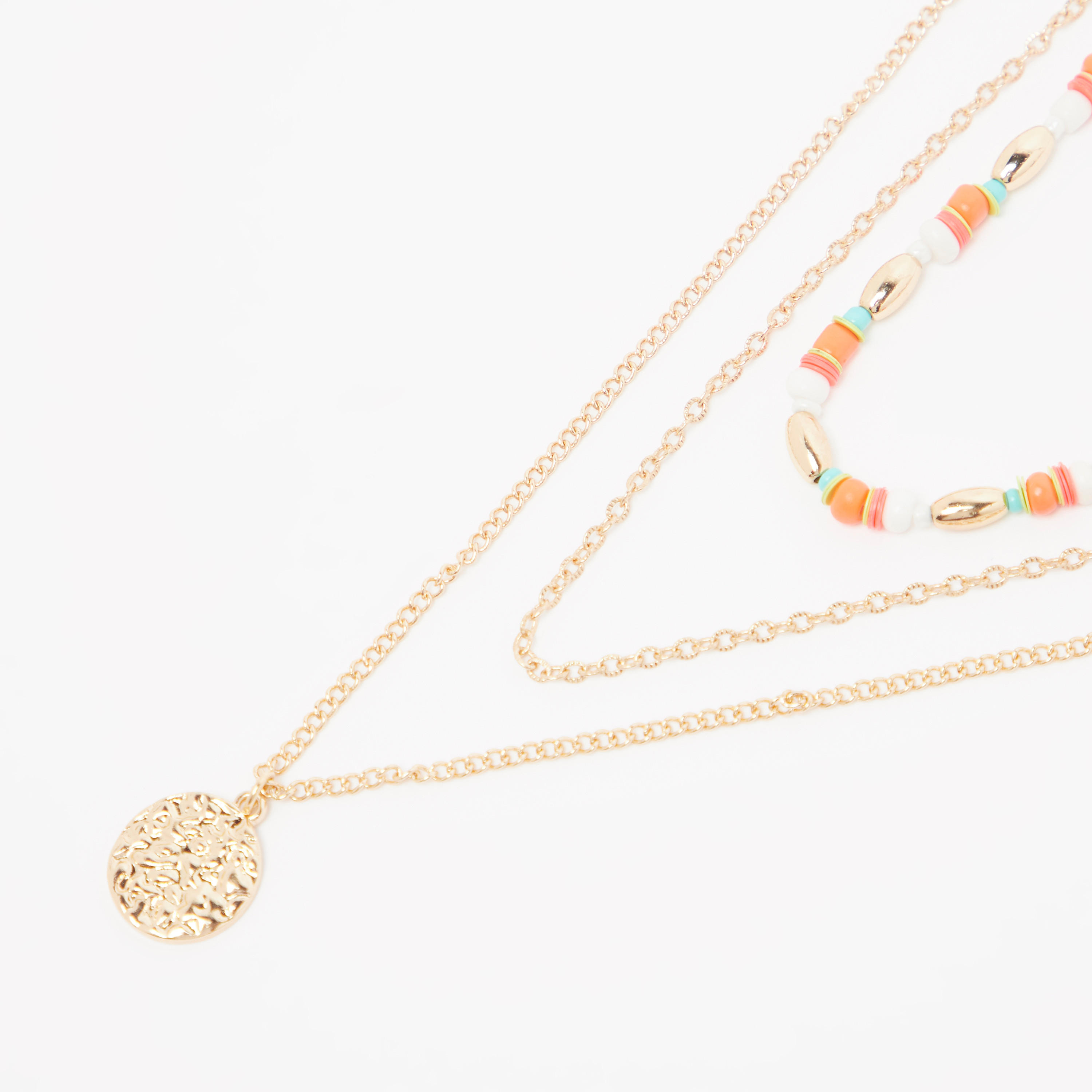 عقد مزيّن متعدّد الطبقات بمشبك إغلاق-women-watchesandjewellery-jewellery-necklacesandpendants-image-1
