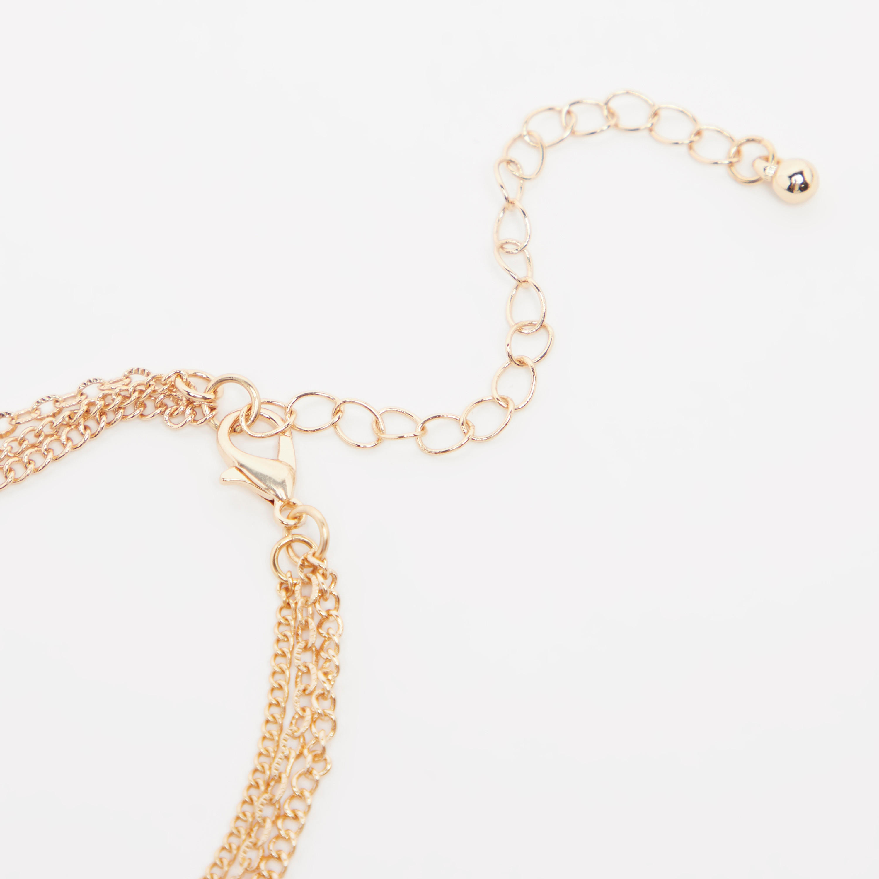 عقد مزيّن متعدّد الطبقات بمشبك إغلاق-women-watchesandjewellery-jewellery-necklacesandpendants-image-3