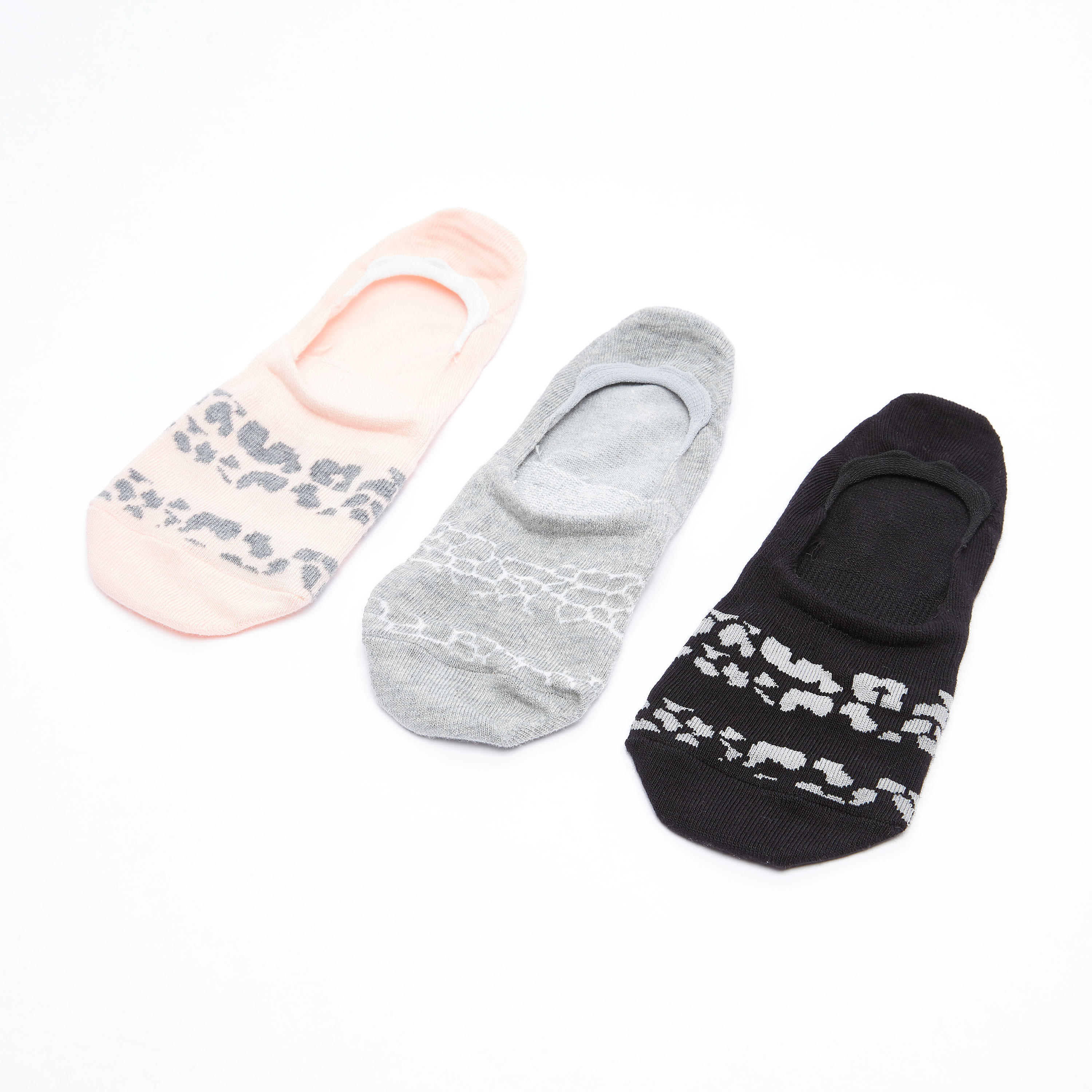 جوارب غير مرئية متنوّعة بطبعات- طقم من 3 أزواج-women-socksandstockings-image-3